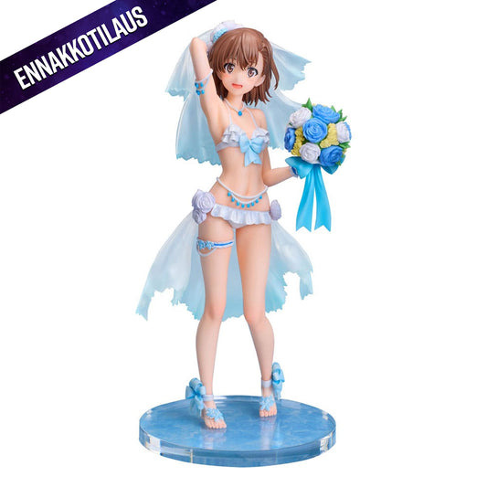 A Certain Scientific Railgun T 1/7 Mikoto Misaka Wedding Swimsuit Ver. -Figuuri