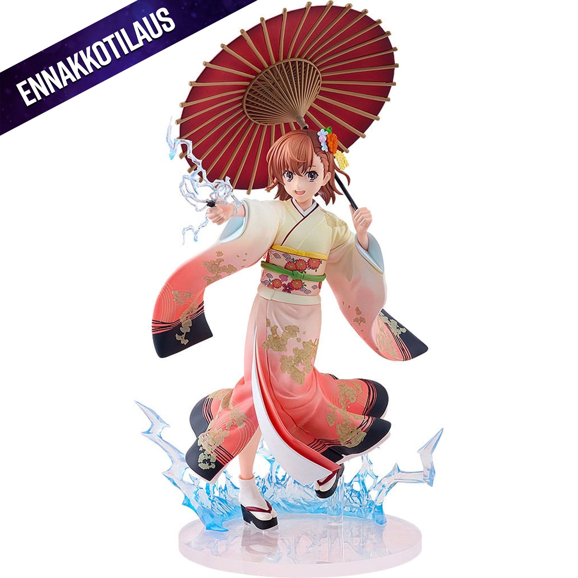A Certain Scientific Railgun T 1/7 Mikoto Misaka Furisode Kimono Ver. -Figuuri