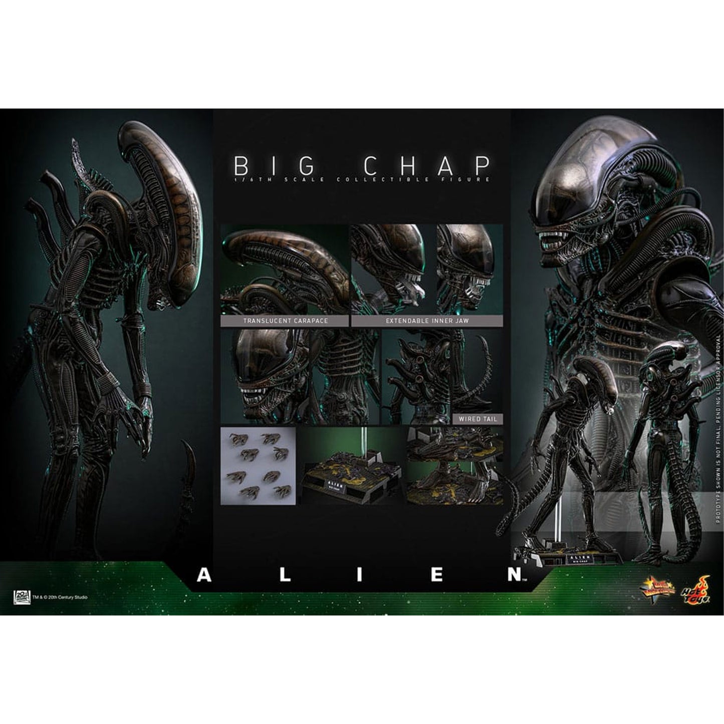 Alien Movie Masterpiece Action Figure 1/6 Big Chap