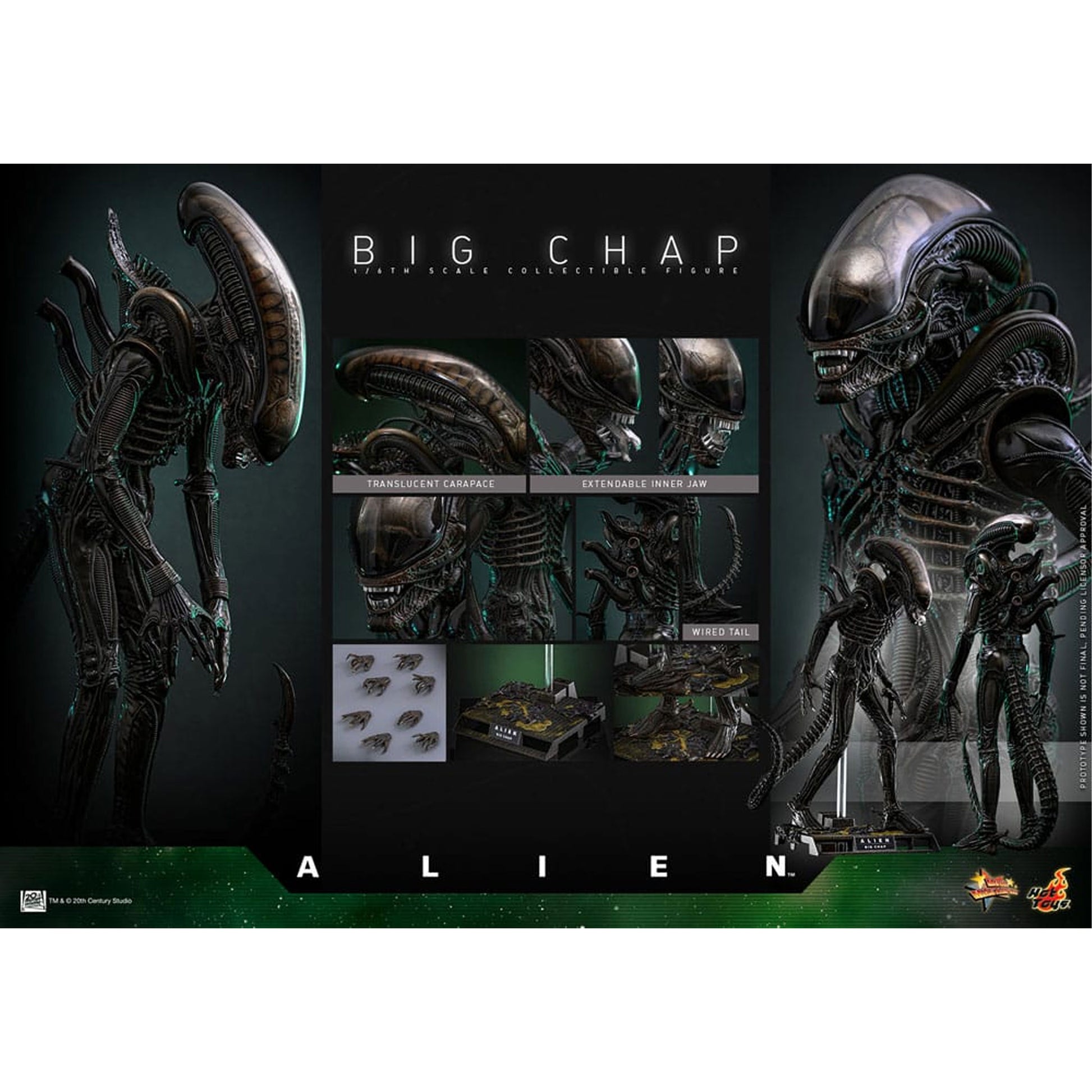 Alien Movie Masterpiece 1/6 Big Chap -Action Figure