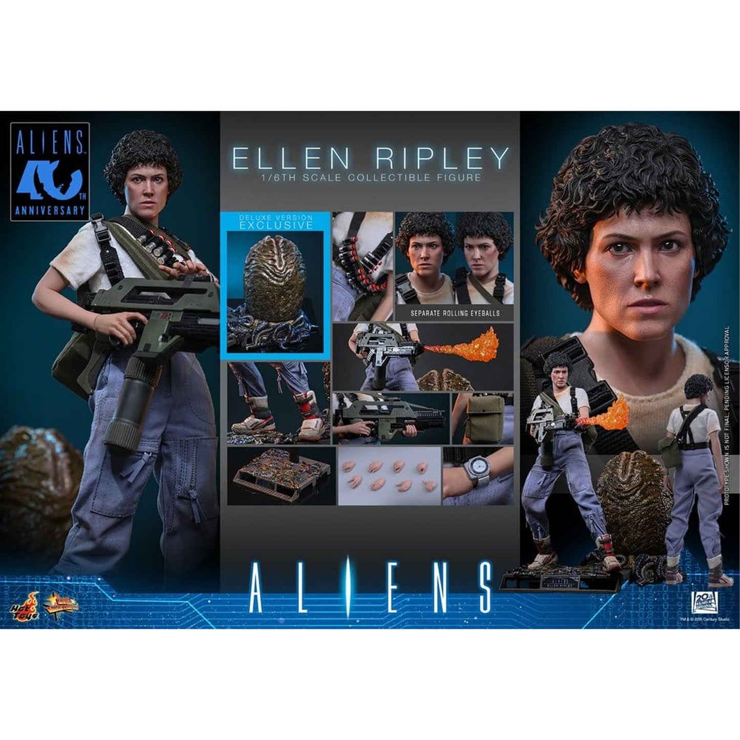 Alien Movie Masterpiece 1/6 Ellen Ripley (Deluxe Version) -Action Figure