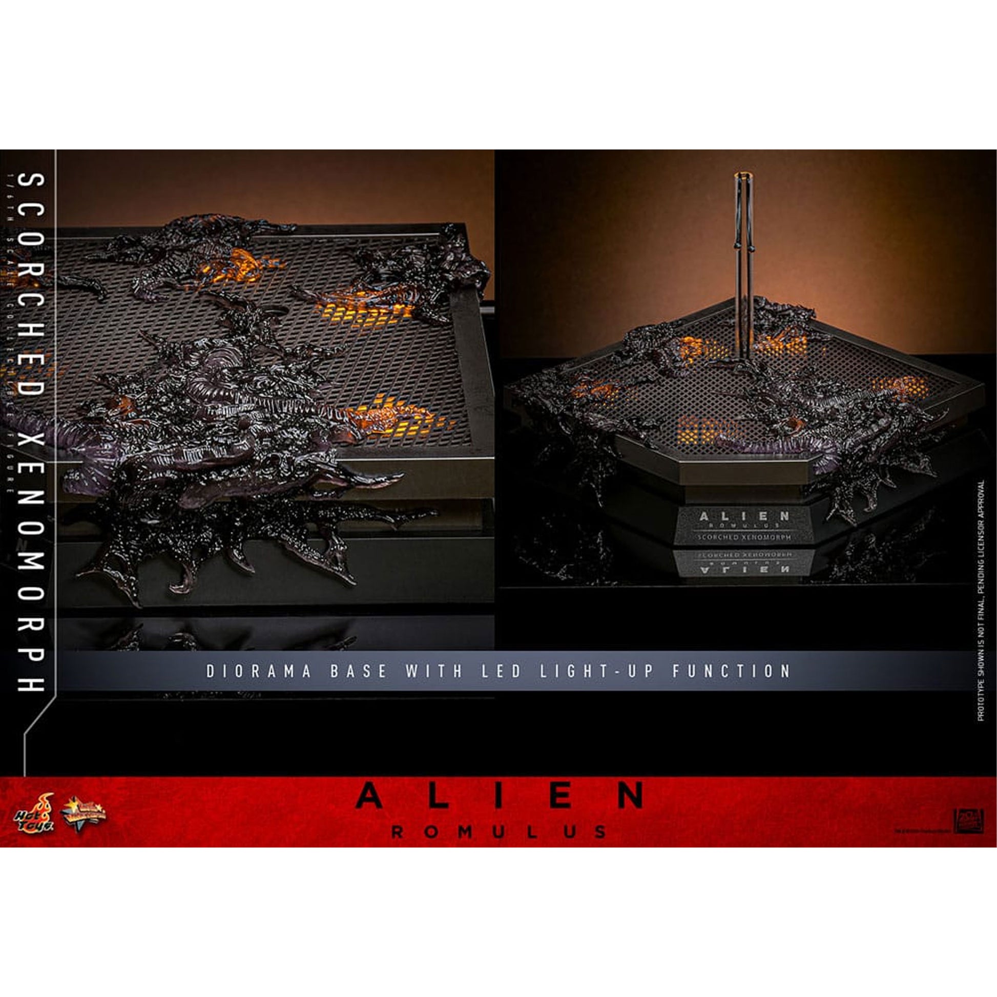 Alien: Romulus Movie Masterpiece 1/6 Scorched Xenomorph -Action Figure