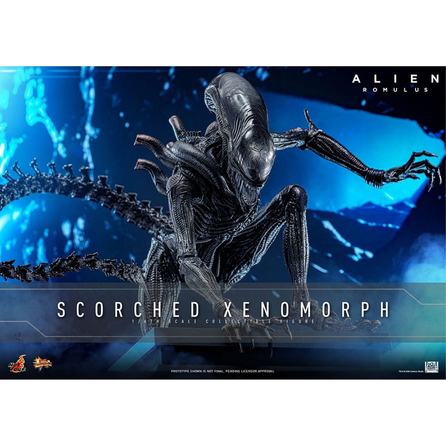 Alien: Romulus Movie Masterpiece 1/6 Scorched Xenomorph -Action Figure