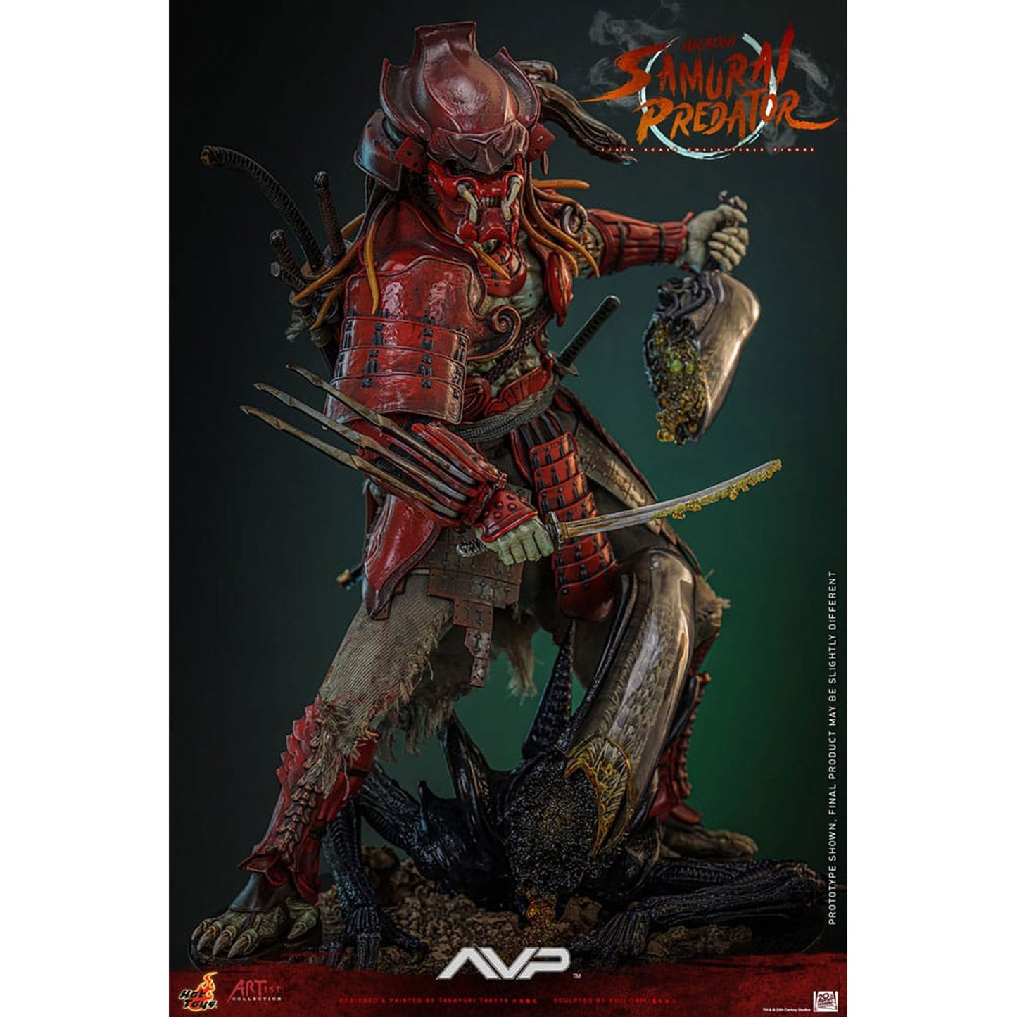 Alien vs. Predator Artist Collection 1/6 Akaoni Samurai Predator -Action Figure