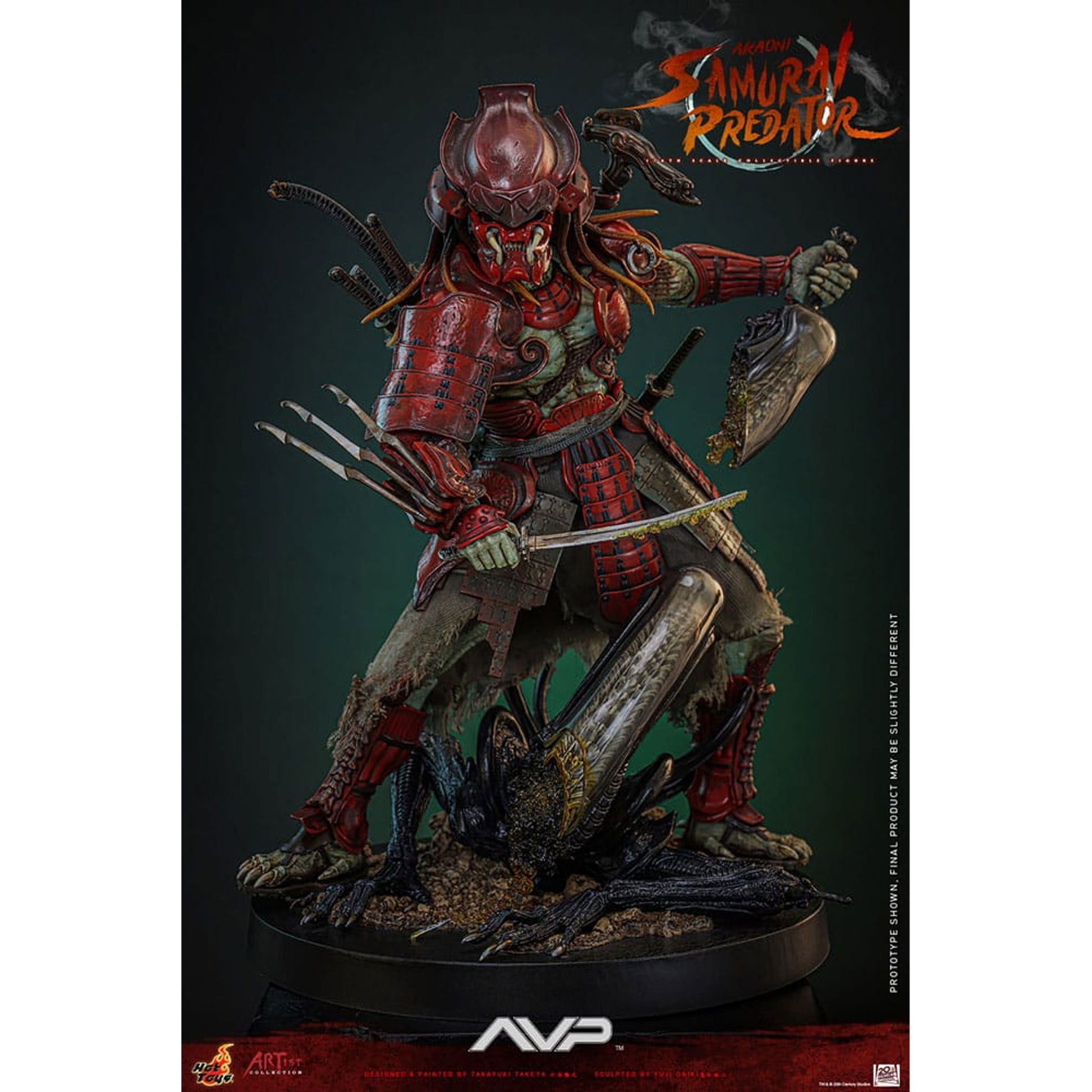 Alien vs. Predator Artist Collection 1/6 Akaoni Samurai Predator -Action Figure