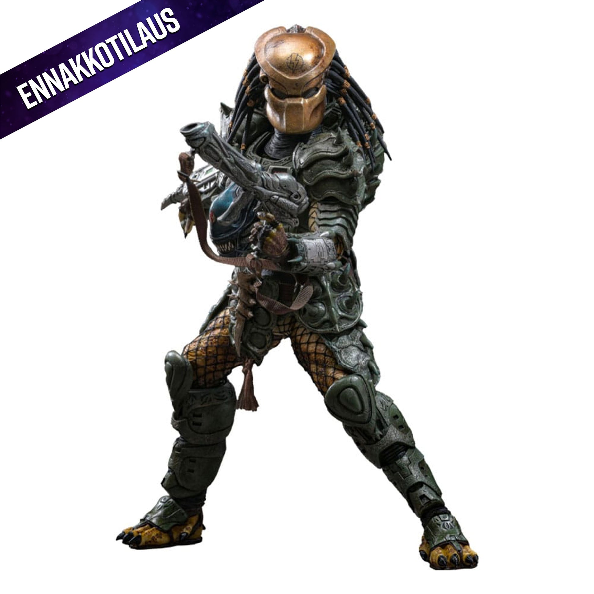 Alien vs. Predator Comic Masterpiece 1/6 Broken Tusk Predator -Action Figuuri