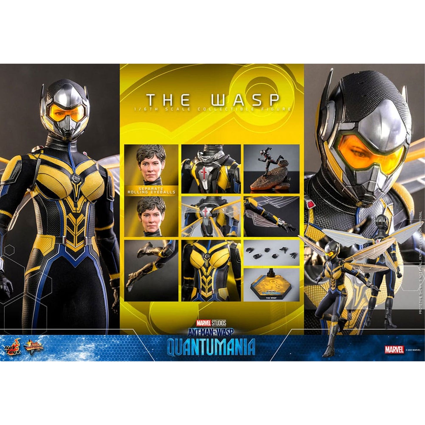 Ant-Man & The Wasp: Quantumania Movie Masterpiece Action Figure 1/6 The Wasp