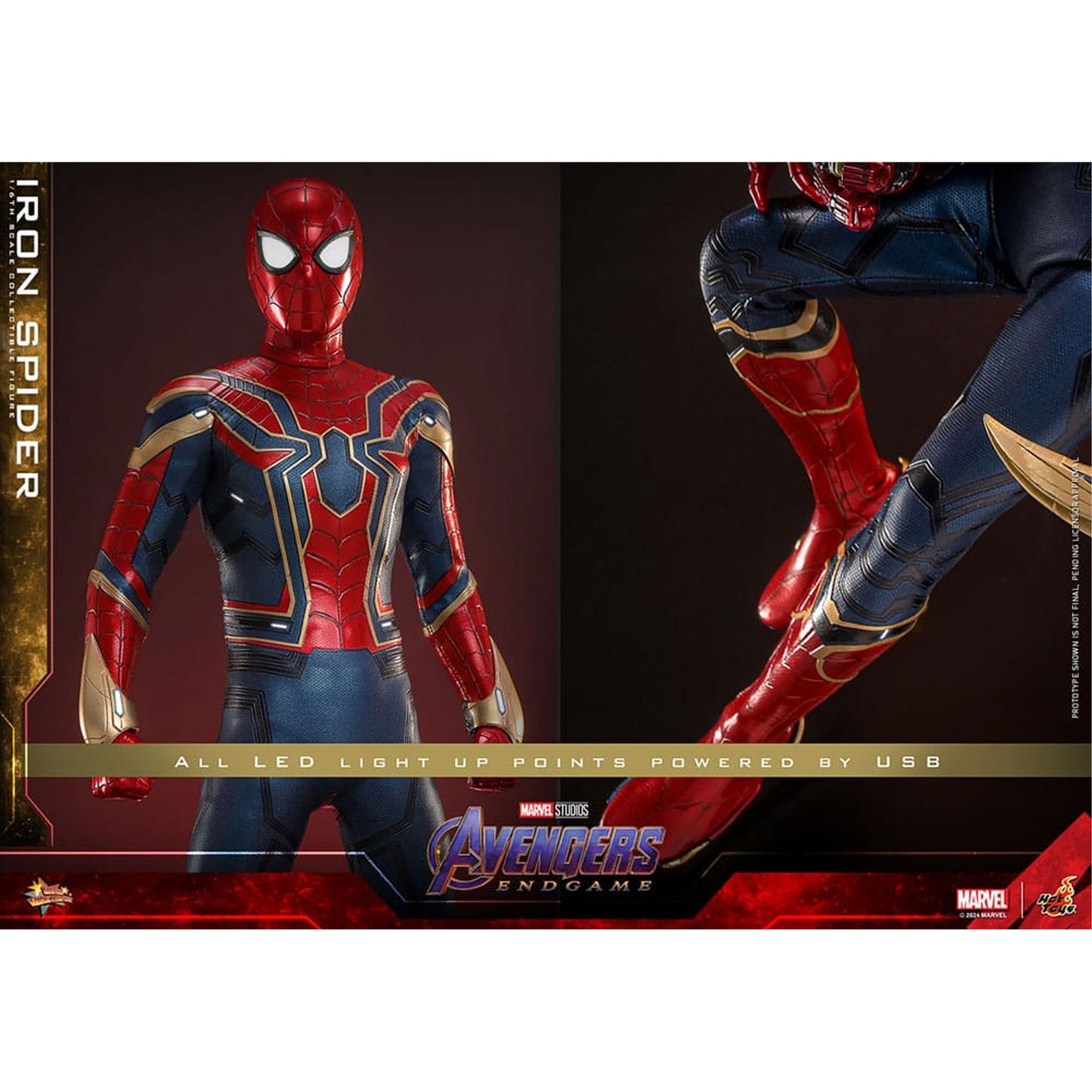 Avengers: Endgame Movie Masterpiece Action Figure 1/6 Iron Spider