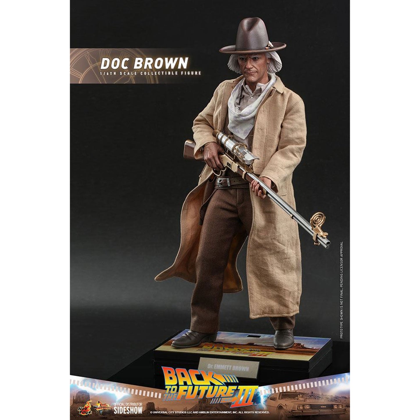 Back To The Future III Movie Masterpiece 1/6 Doc Brown