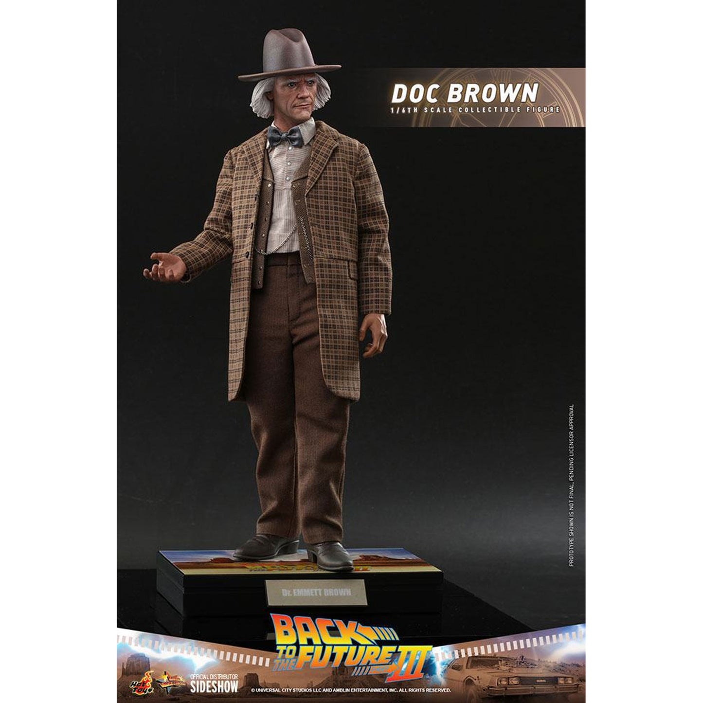 Back To The Future III Movie Masterpiece 1/6 Doc Brown