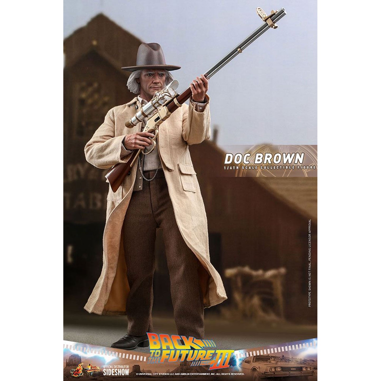 Back To The Future III Movie Masterpiece 1/6 Doc Brown