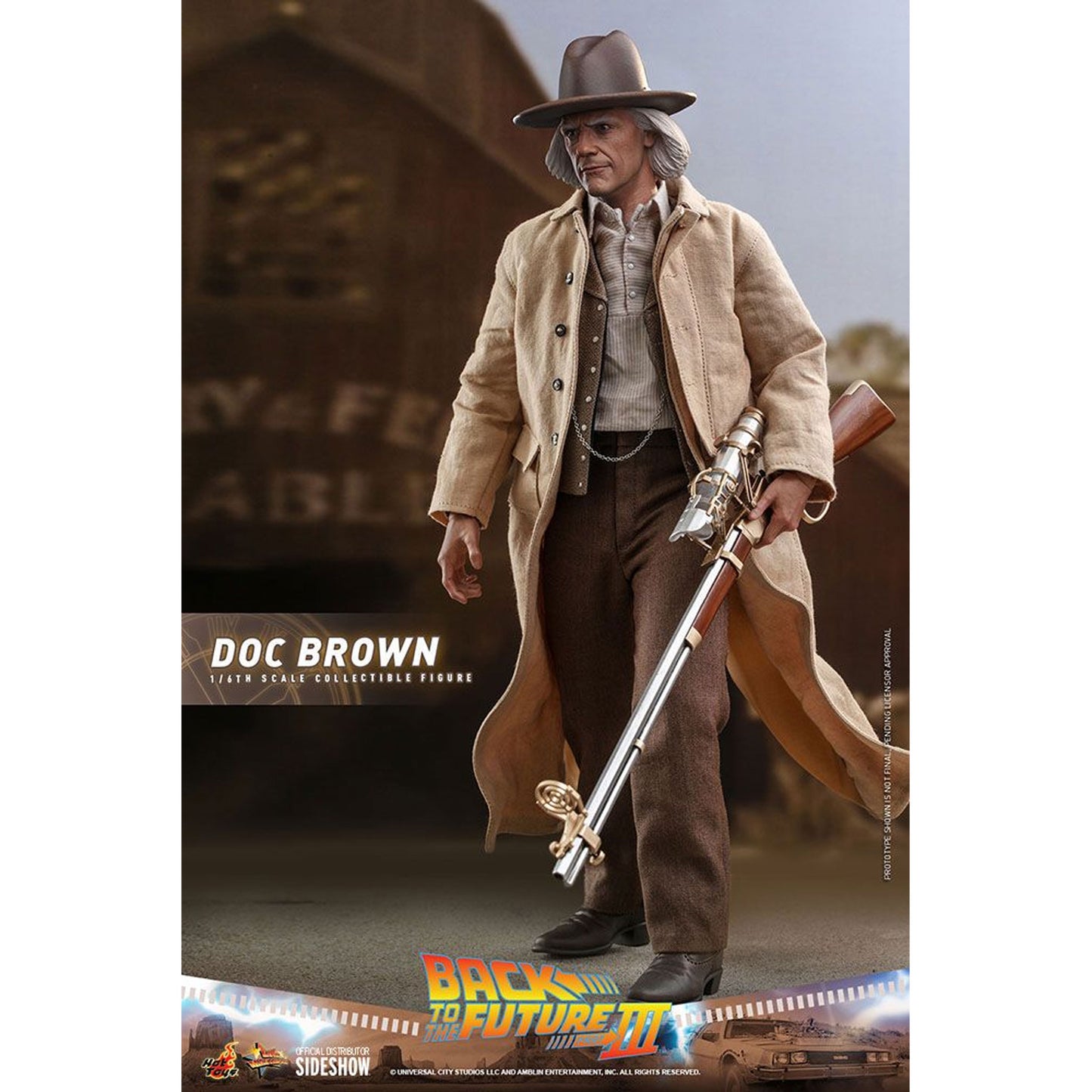 Back To The Future III Movie Masterpiece 1/6 Doc Brown