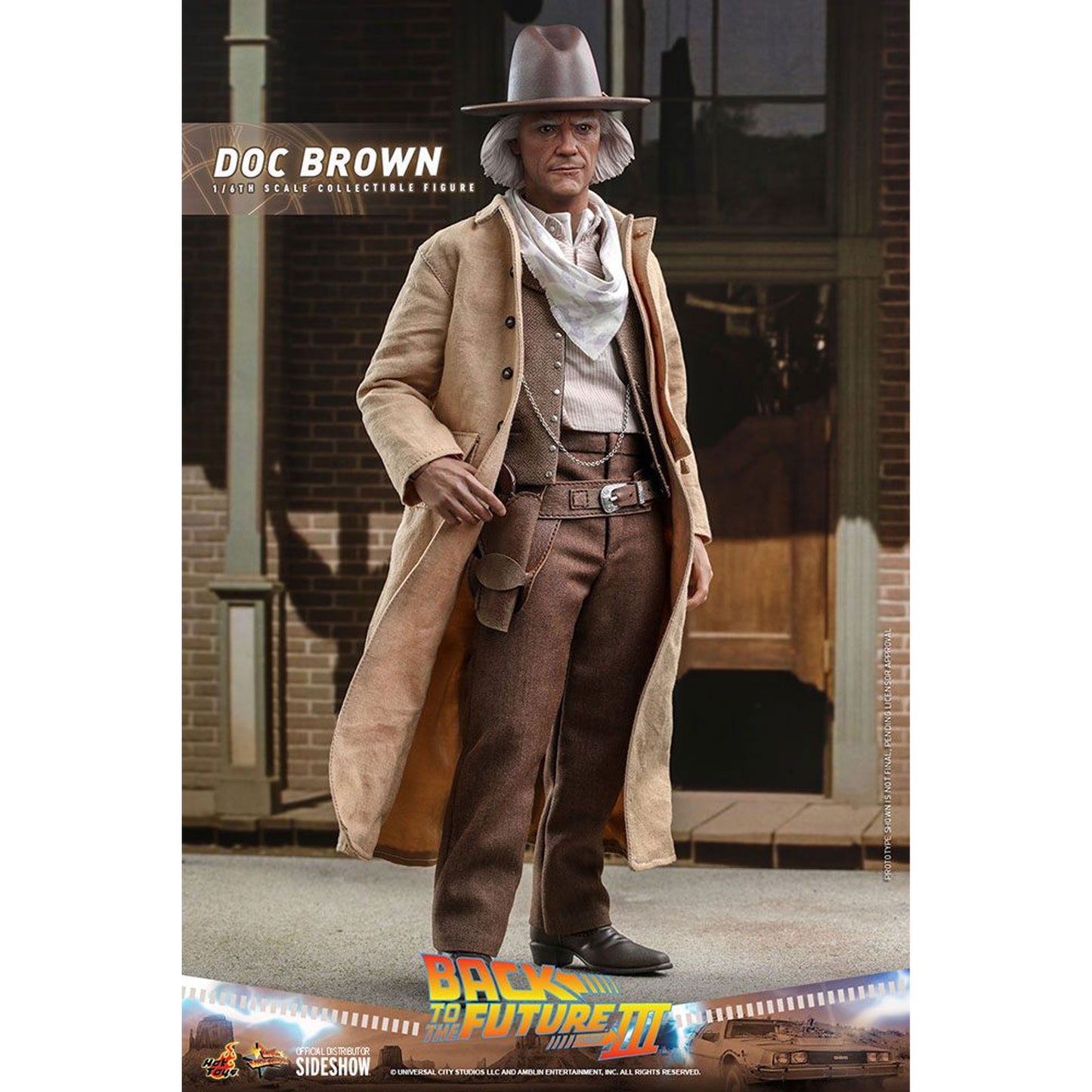 Back To The Future III Movie Masterpiece 1/6 Doc Brown