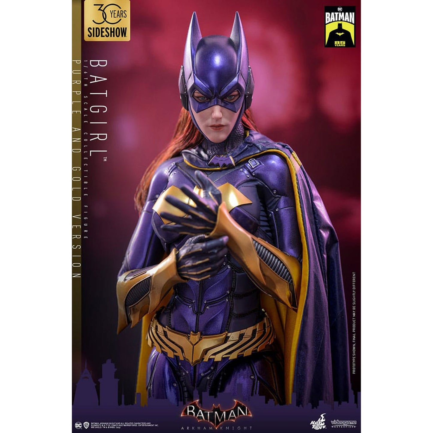 Batman Arkham Knight Videogame Masterpiece Action Figure 1/6 Batgirl (Purple and Gold Version) Exclusive