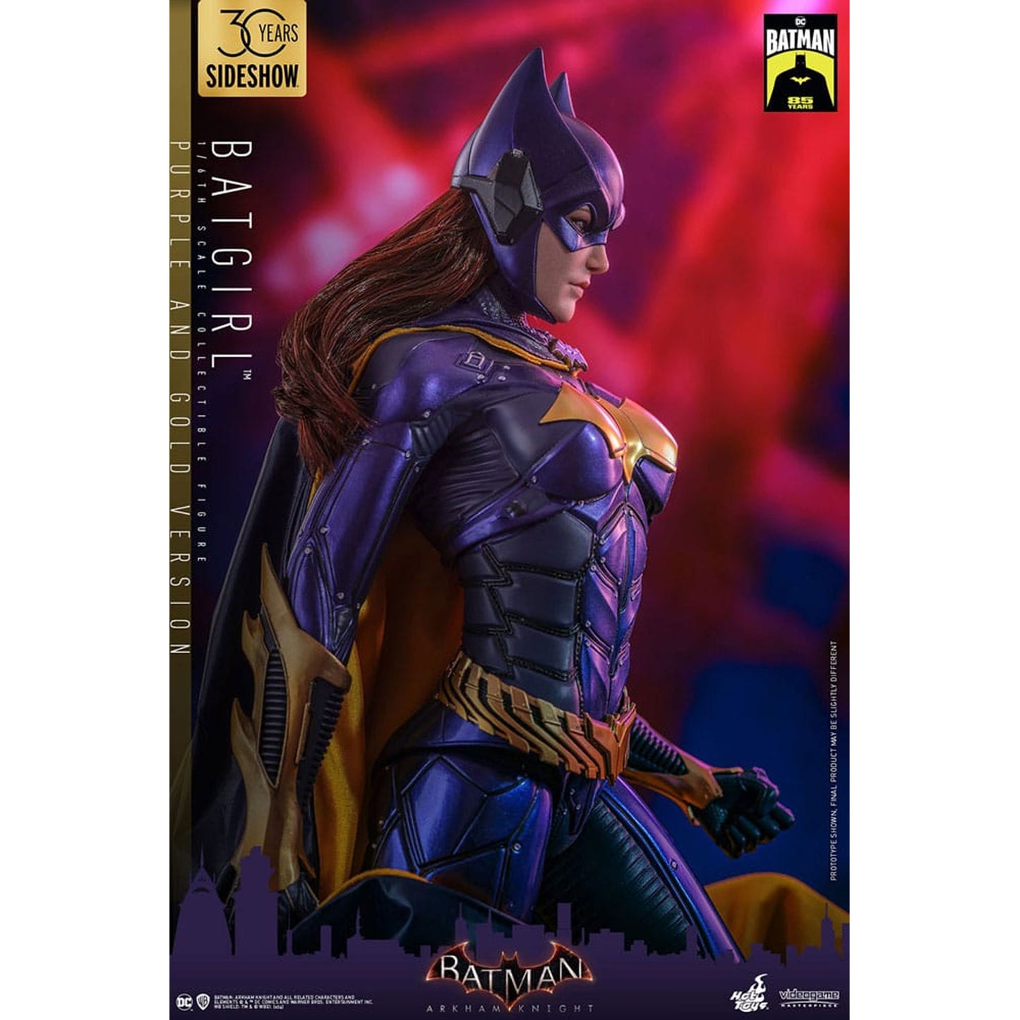 Batman Arkham Knight Videogame Masterpiece Action Figure 1/6 Batgirl (Purple and Gold Version) Exclusive
