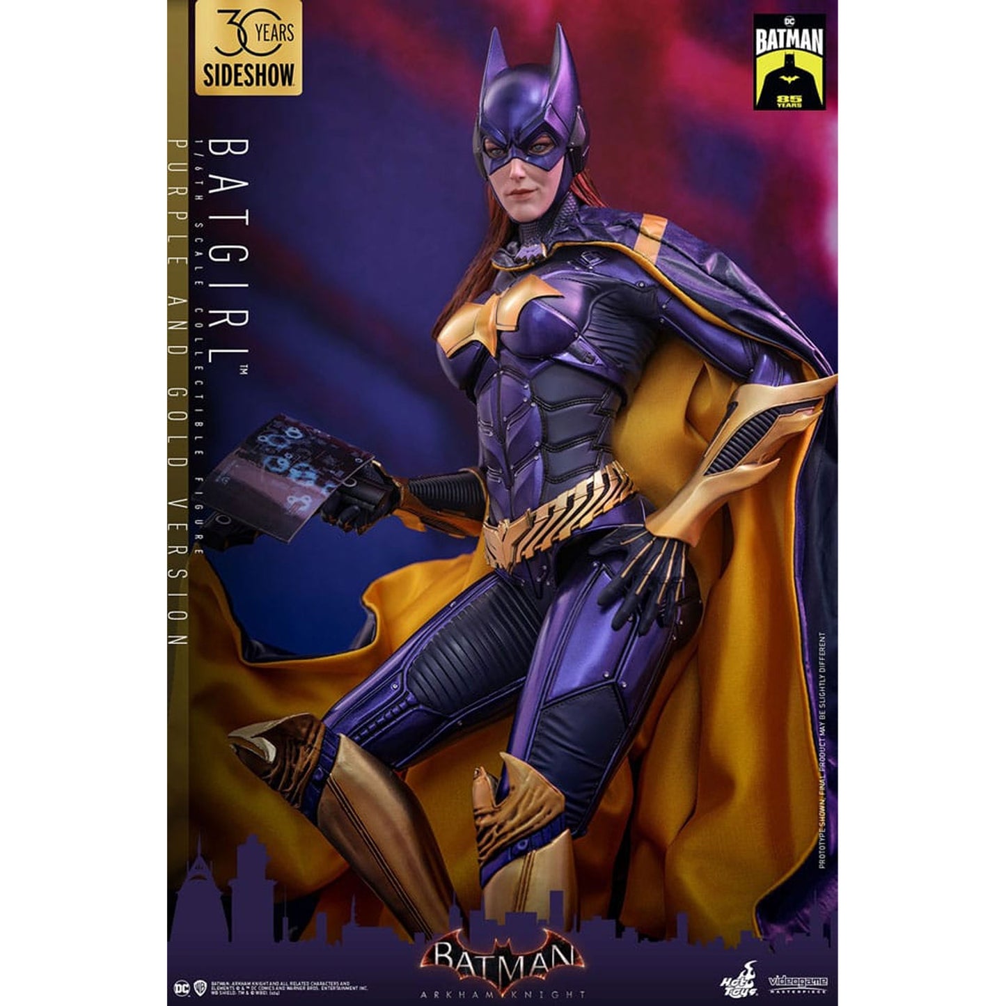 Batman Arkham Knight Videogame Masterpiece Action Figure 1/6 Batgirl (Purple and Gold Version) Exclusive
