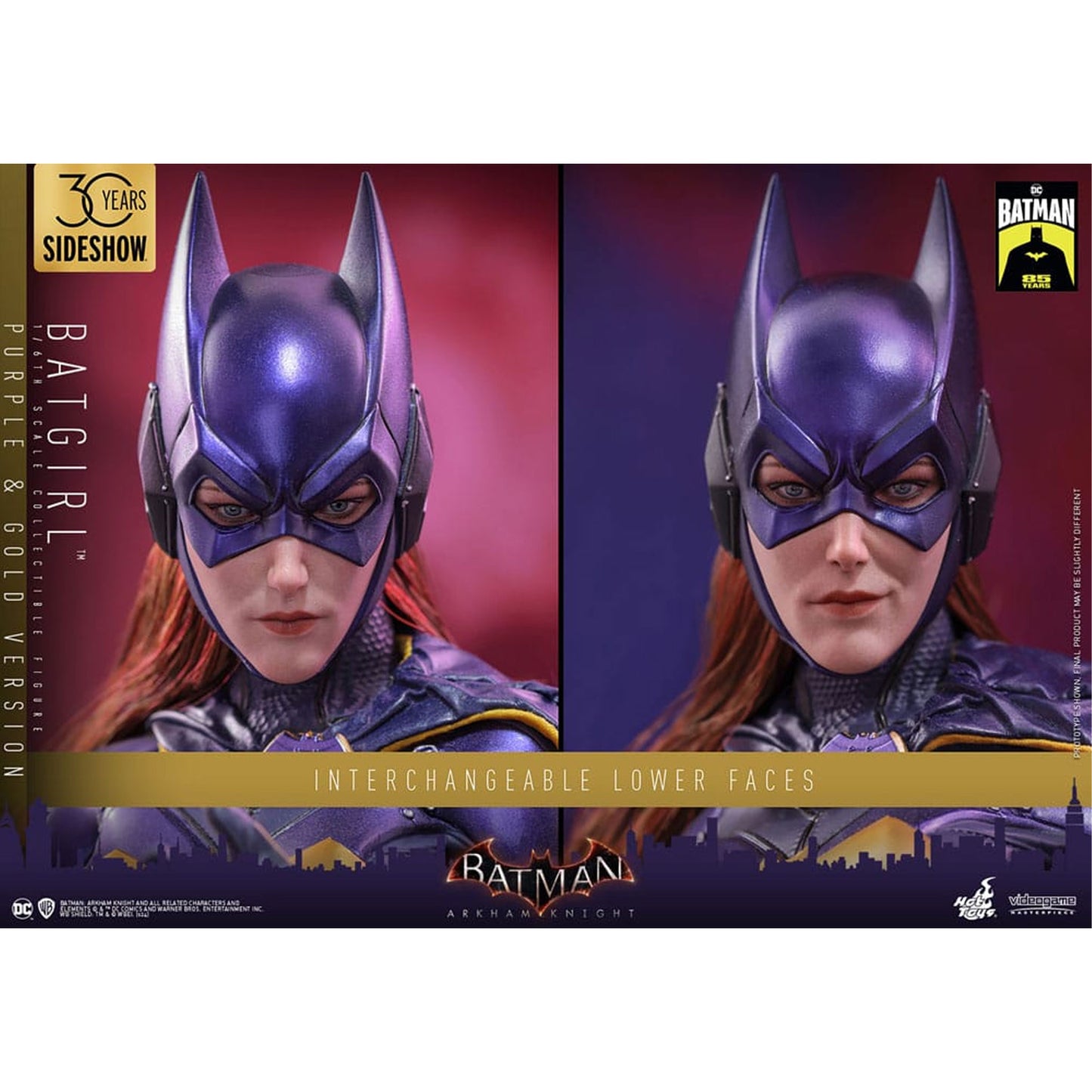 Batman Arkham Knight Videogame Masterpiece Action Figure 1/6 Batgirl (Purple and Gold Version) Exclusive