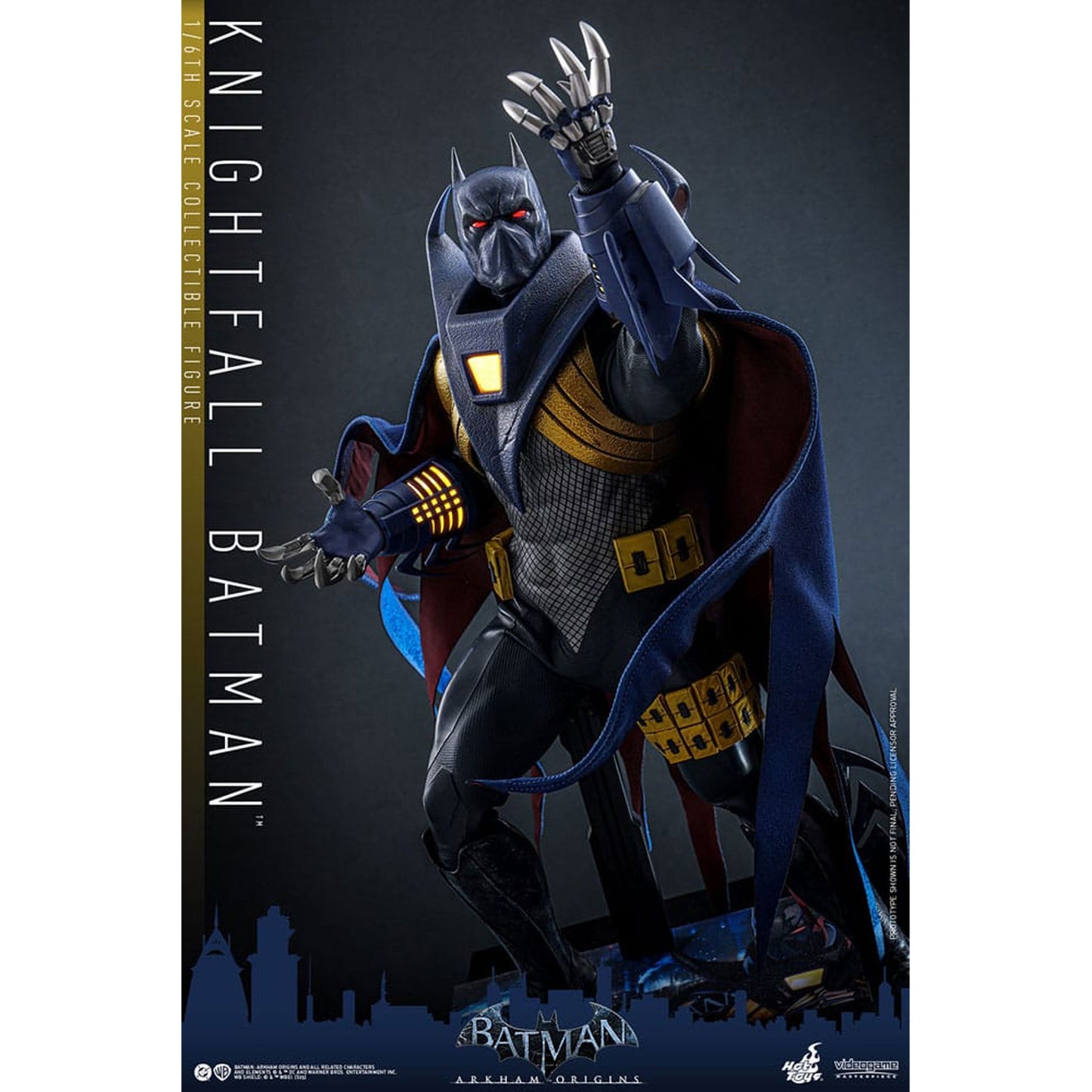 Batman: Arkham Origins Videogame Masterpiece Action Figure 1/6 Knightfall Batman