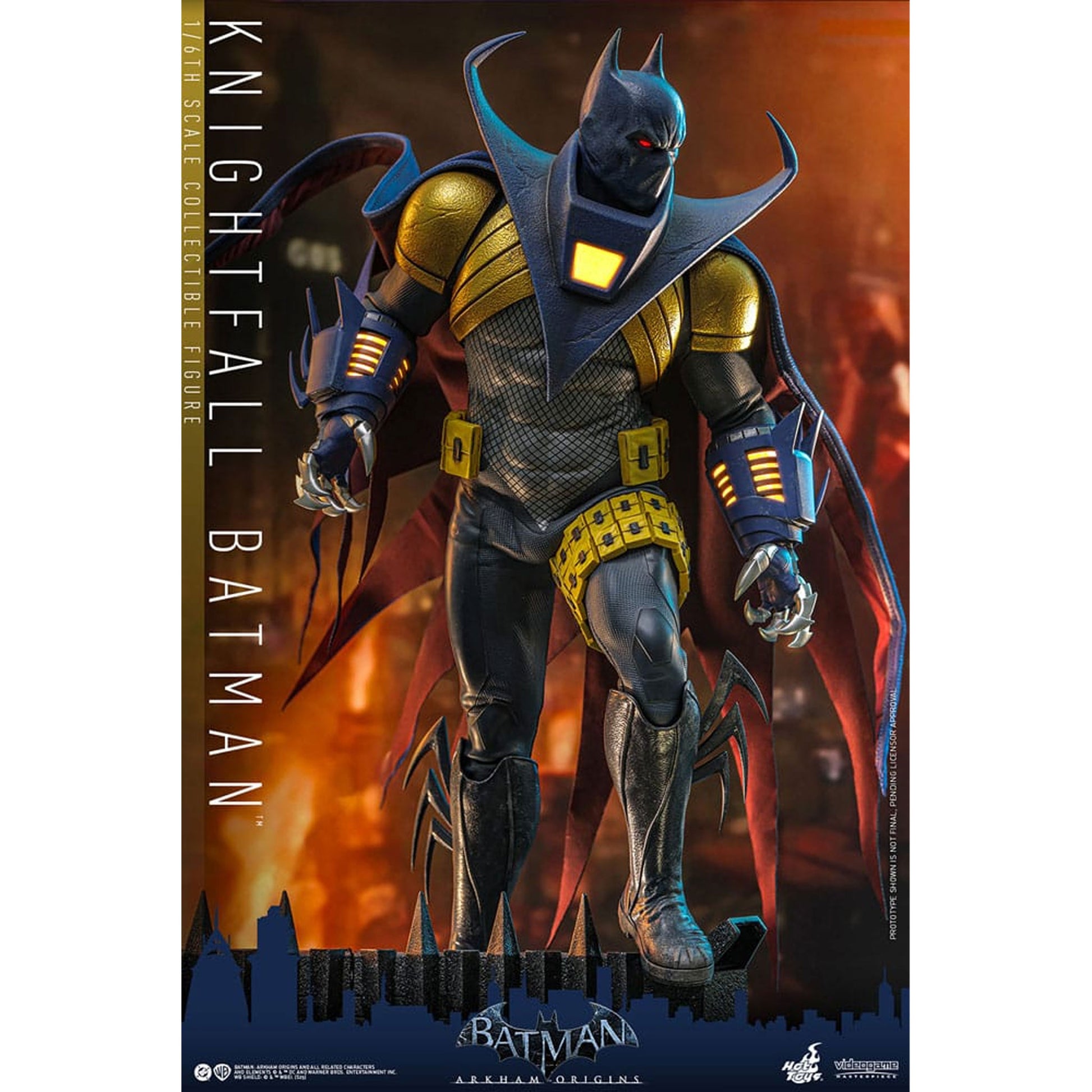 Batman: Arkham Origins Videogame Masterpiece 1/6 Knightfall Batman -Action Figuuri