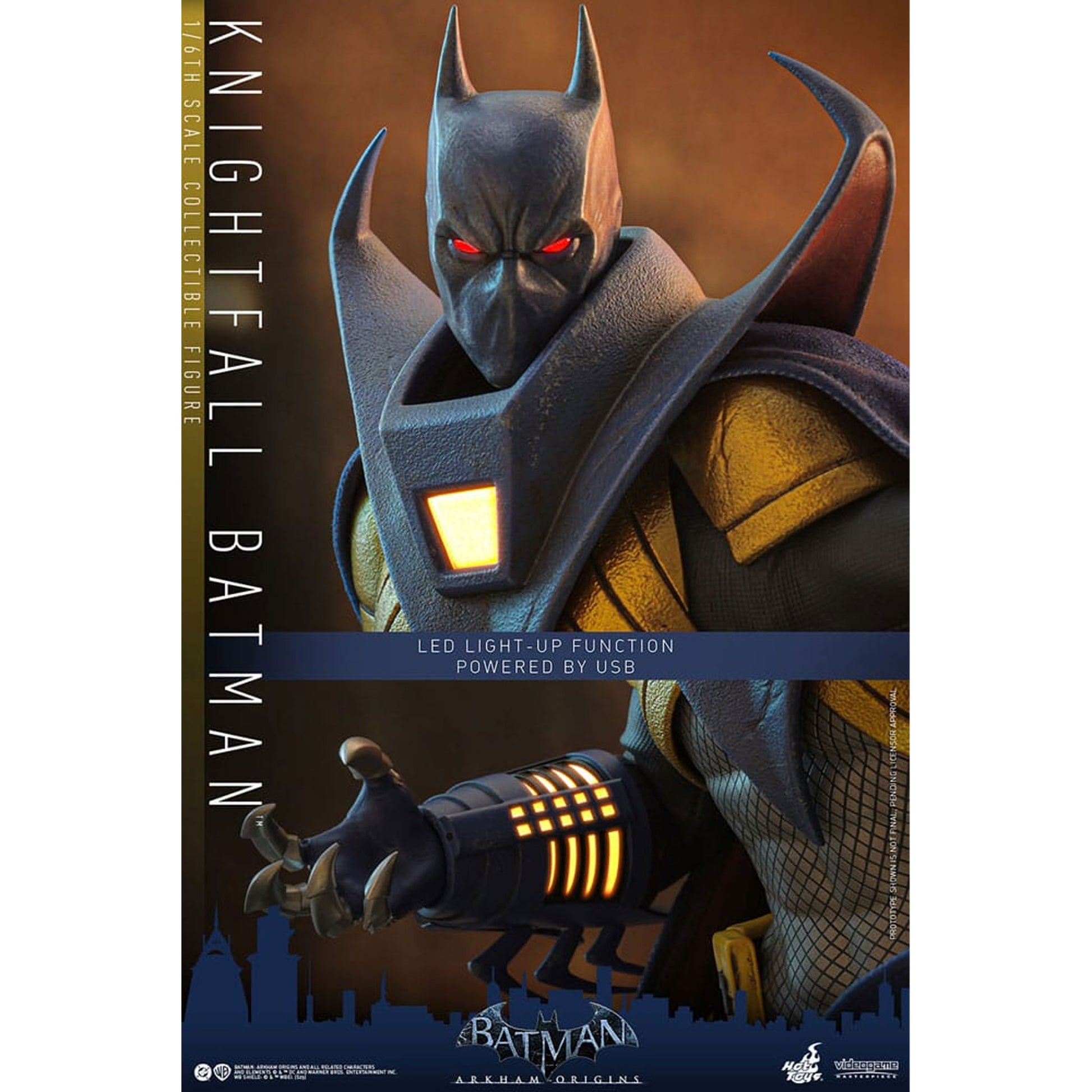 Batman: Arkham Origins Videogame Masterpiece 1/6 Knightfall Batman -Action Figuuri