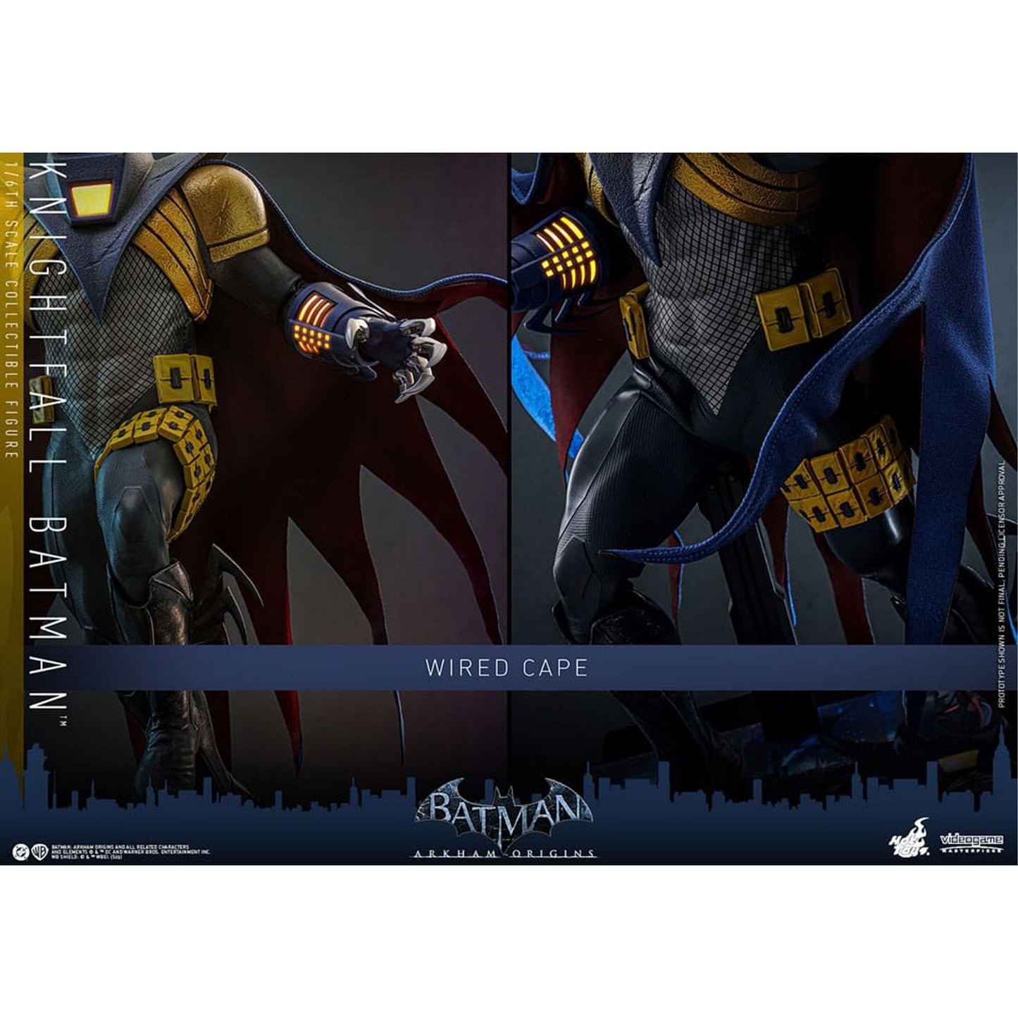 Batman: Arkham Origins Videogame Masterpiece Action Figure 1/6 Knightfall Batman