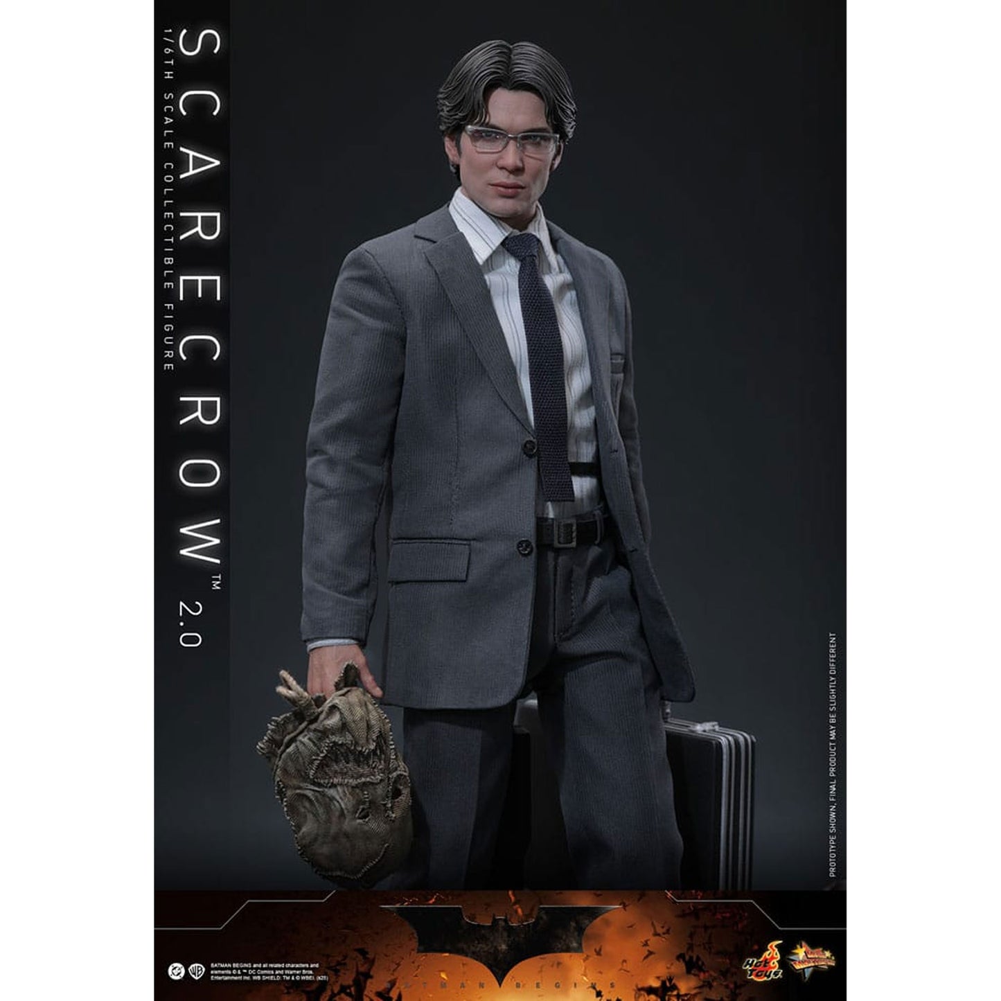 Batman Begins Movie Masterpiece 1/6 Scarecrow 2.0 -Action Figuuri