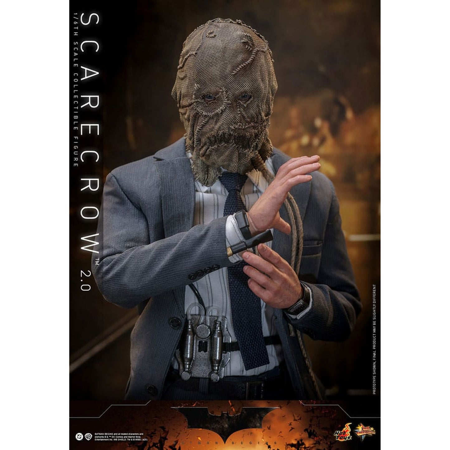 Batman Begins Movie Masterpiece 1/6 Scarecrow 2.0 -Action Figuuri
