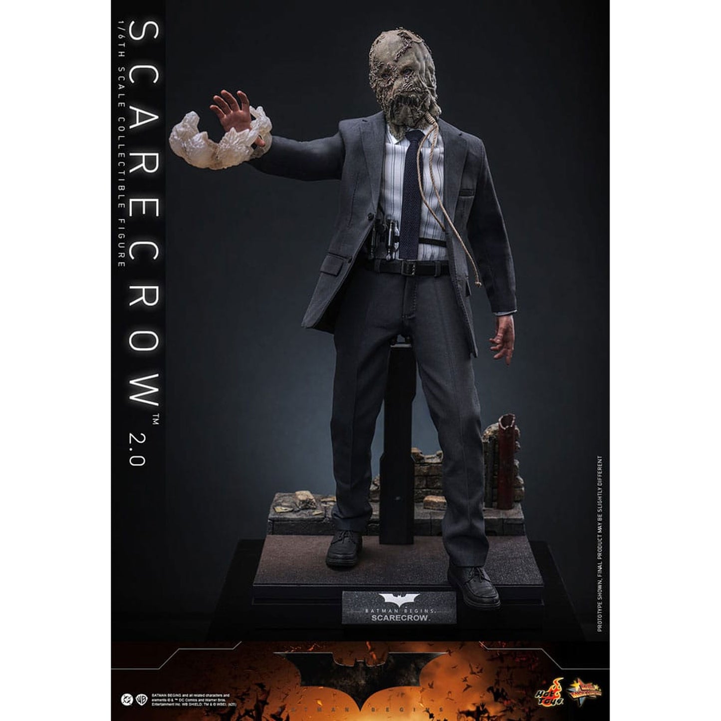 Batman Begins Movie Masterpiece 1/6 Scarecrow 2.0 -Action Figuuri