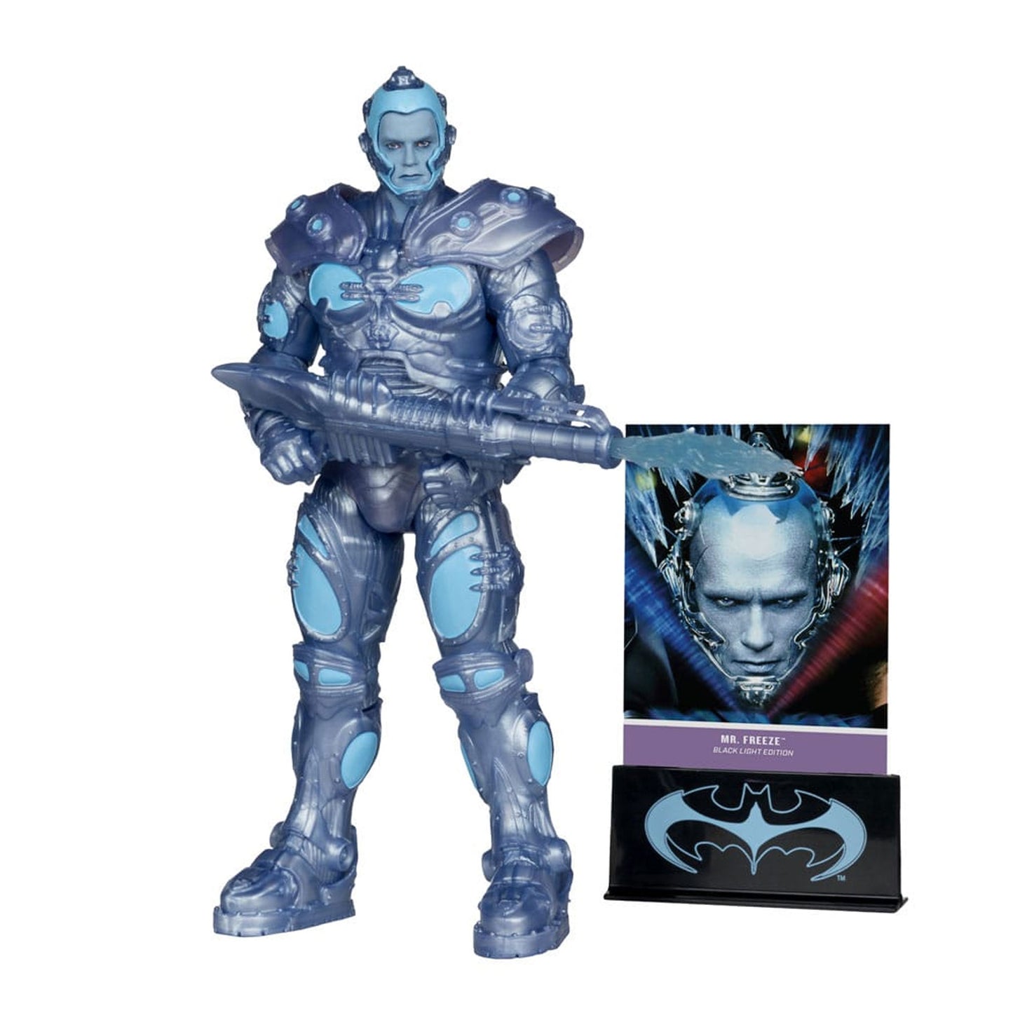 Batman & Robin DC Multiverse Action Figure Mr. Freeze (Black Light Edition) (Gold Label)