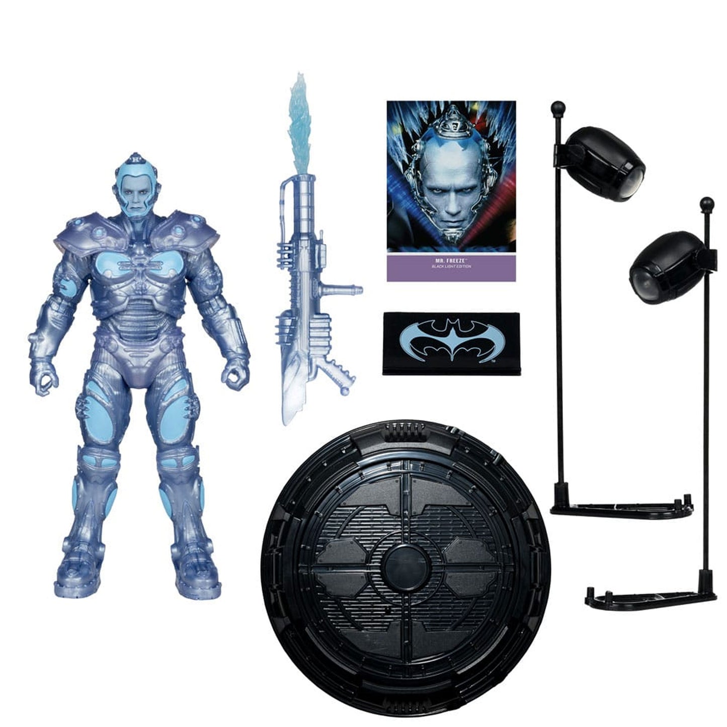 Batman & Robin DC Multiverse Action Figure Mr. Freeze (Black Light Edition) (Gold Label)