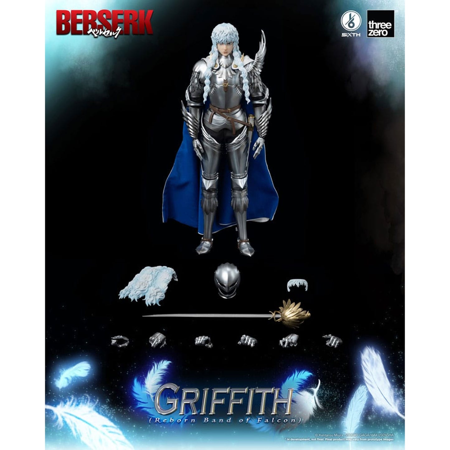 Berserk Action Figure 1/6 Griffith (Reborn Band of Falcon)