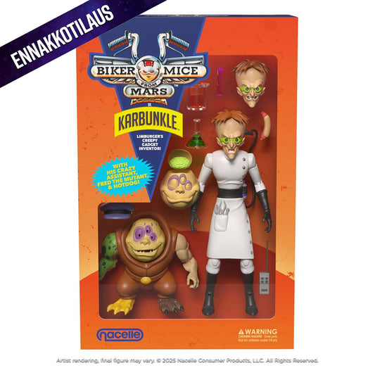 Biker Mice From Mars Action Figure Karbunkle & Fred The Mutant