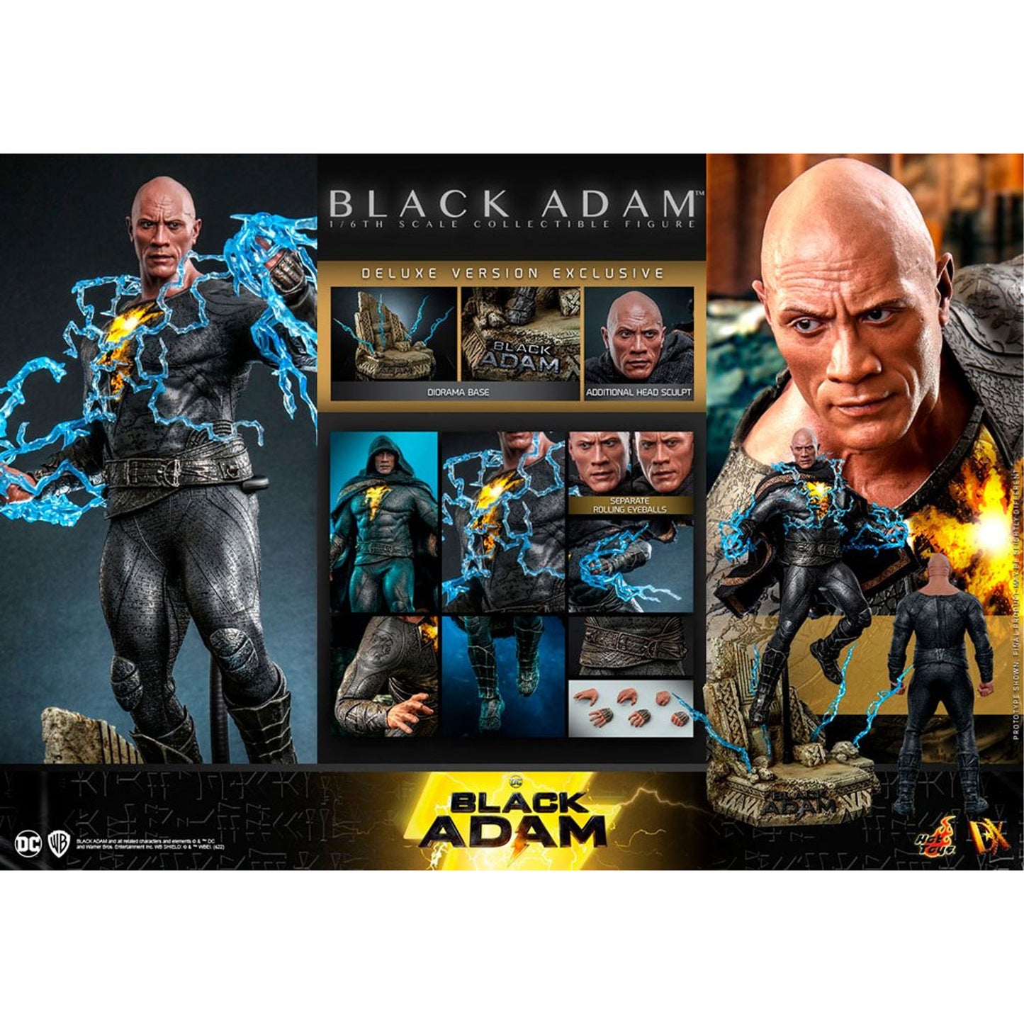 Black Adam DX Action Figure 1/6 Black Adam Deluxe Version