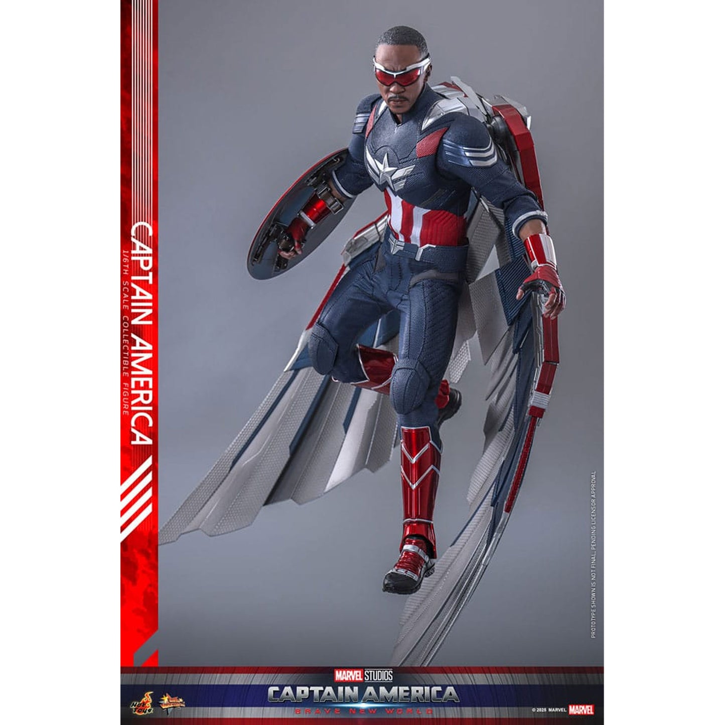 Captain America: Brave New World Movie Masterpiece Action Figure 1/6 Captain America