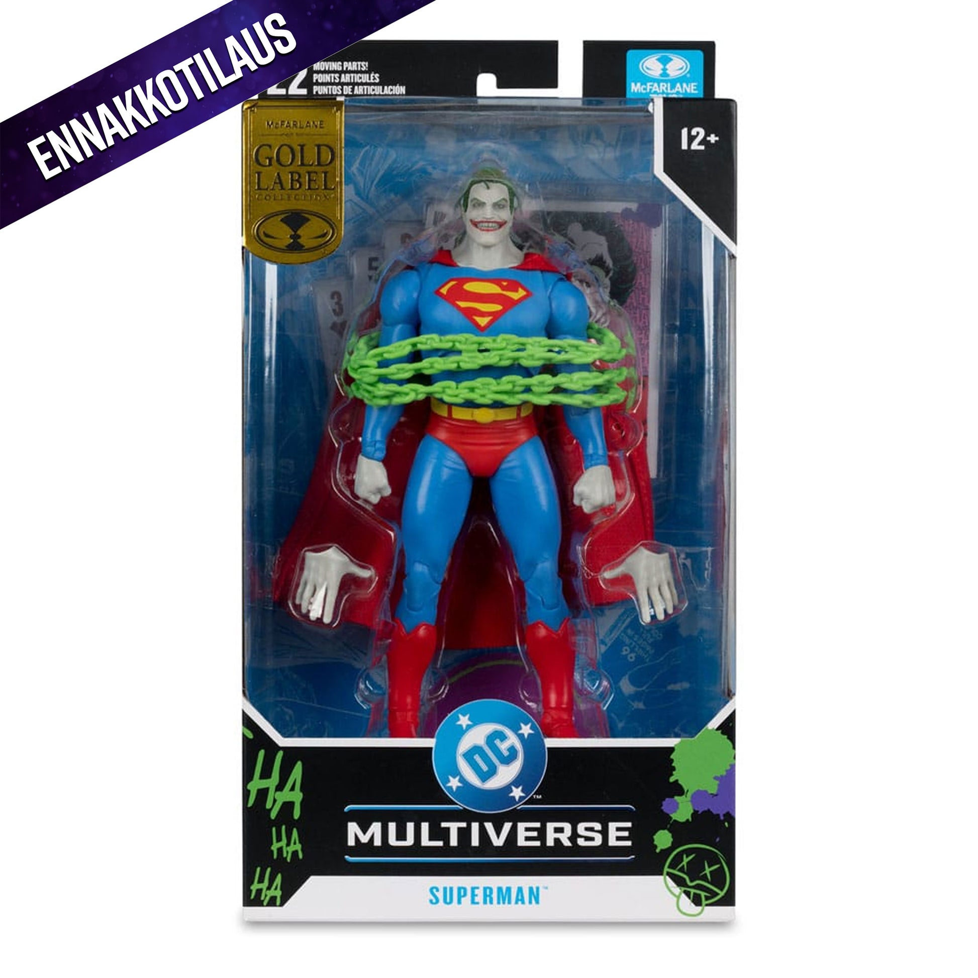 DC Comics DC Multiverse Superman (Superman #9) (Jokerized) (Gold Label) -Action Figure