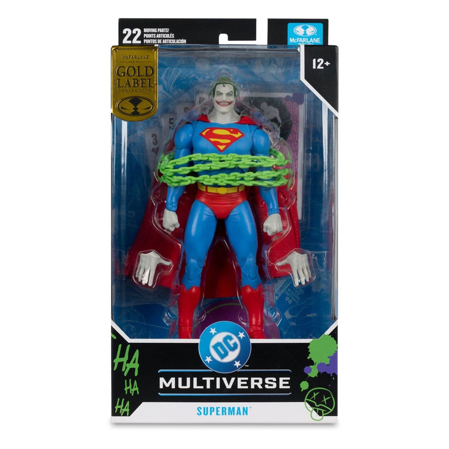 DC Comics DC Multiverse Superman (Superman #9) (Jokerized) (Gold Label) -Action Figure
