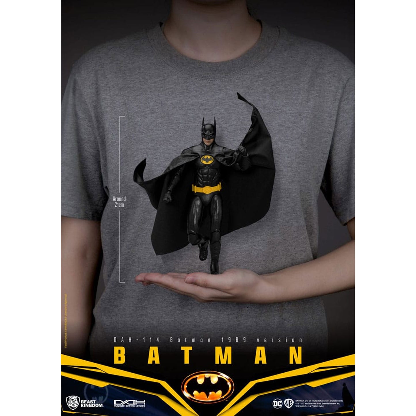 DC Comics Dynamic 8ction Heroes Action Figure 1/9 Batman 1989 Ver.