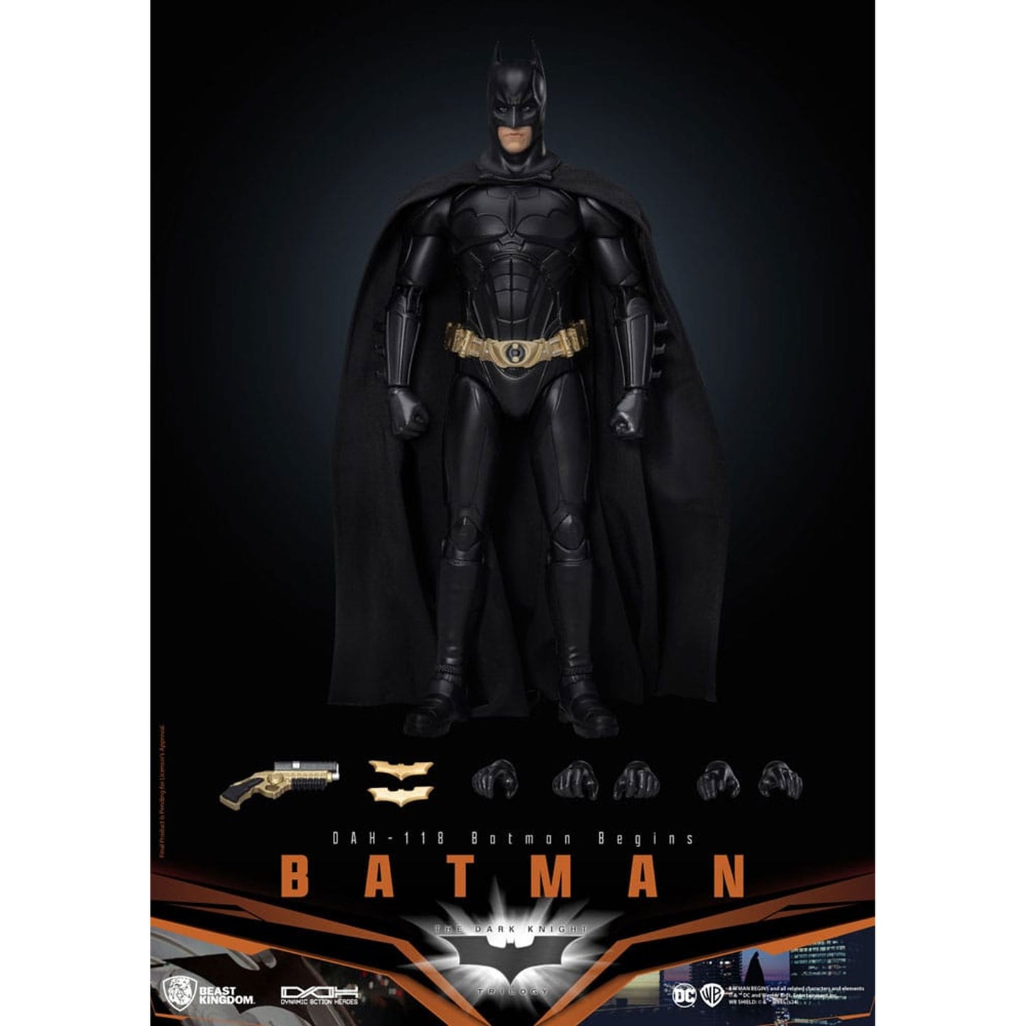 DC Comics Dynamic 8ction Heroes Action Figure 1/9 Batman (Batman Begins)