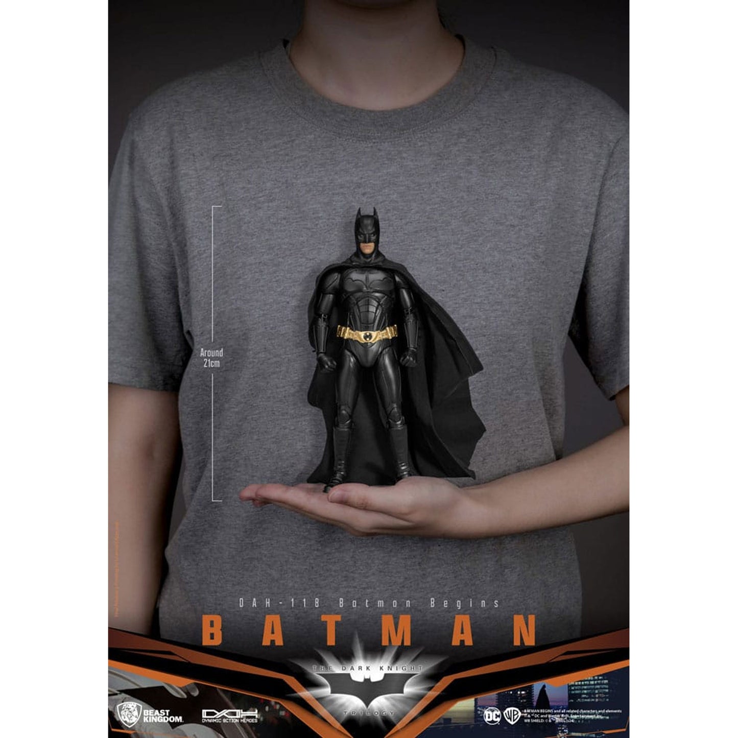 DC Comics Dynamic 8ction Heroes Action Figure 1/9 Batman (Batman Begins)