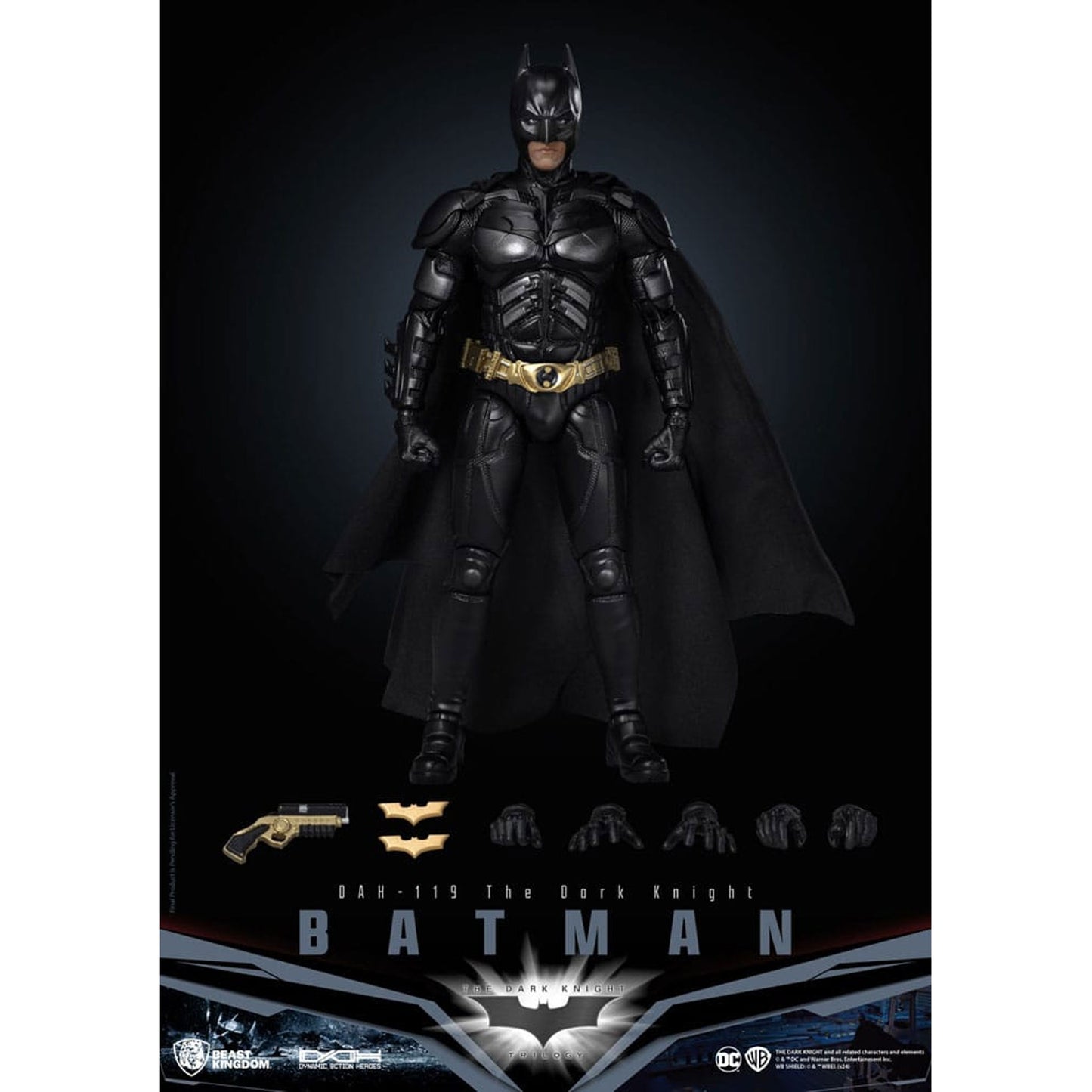 DC Comics Dynamic 8ction Heroes Action Figure 1/9 Batman (The Dark Knight)