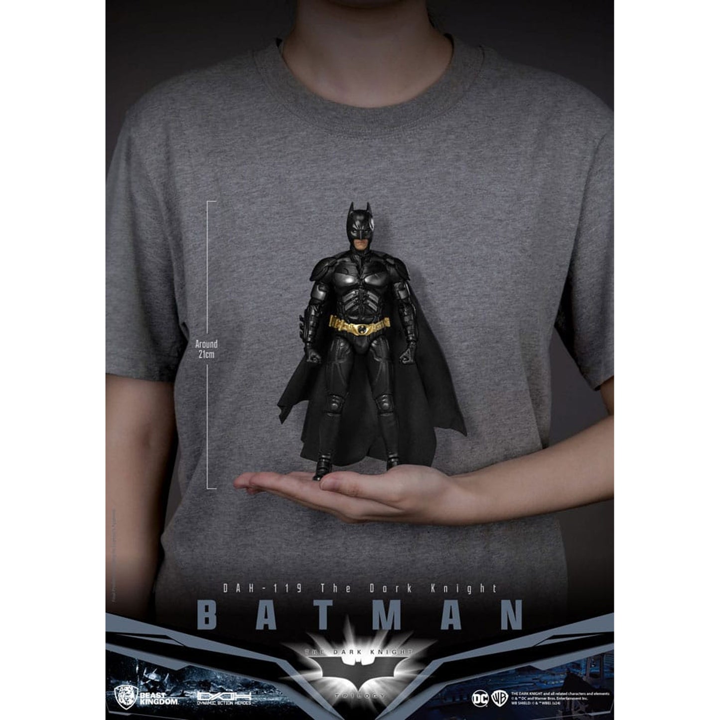 DC Comics Dynamic 8ction Heroes Action Figure 1/9 Batman (The Dark Knight)