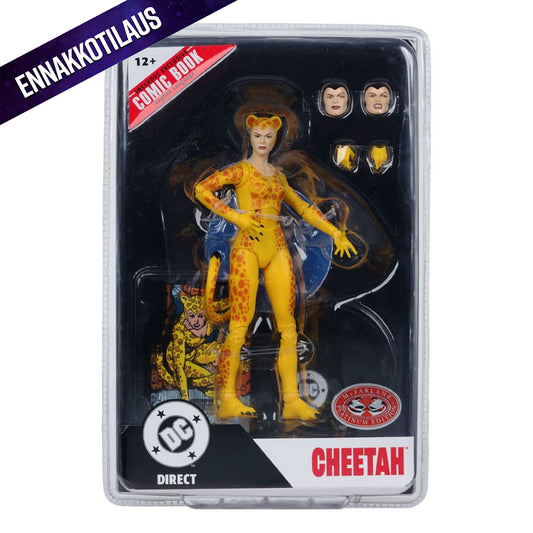 DC Direct Page Punchers Cheetah (Crisis on Infinite Earths)(Red Platinum Edition) -Action Figure