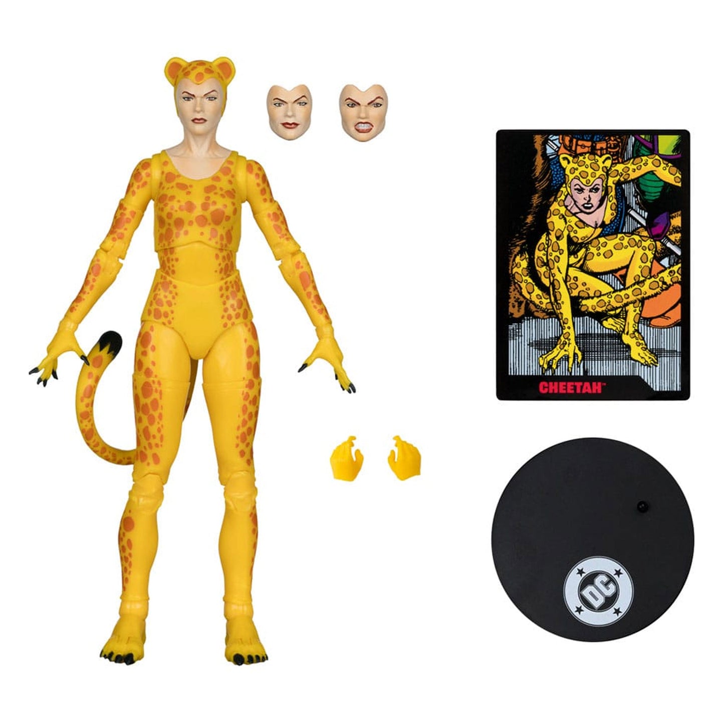 DC Direct Page Punchers Cheetah (Crisis on Infinite Earths)(Red Platinum Edition) -Action Figure