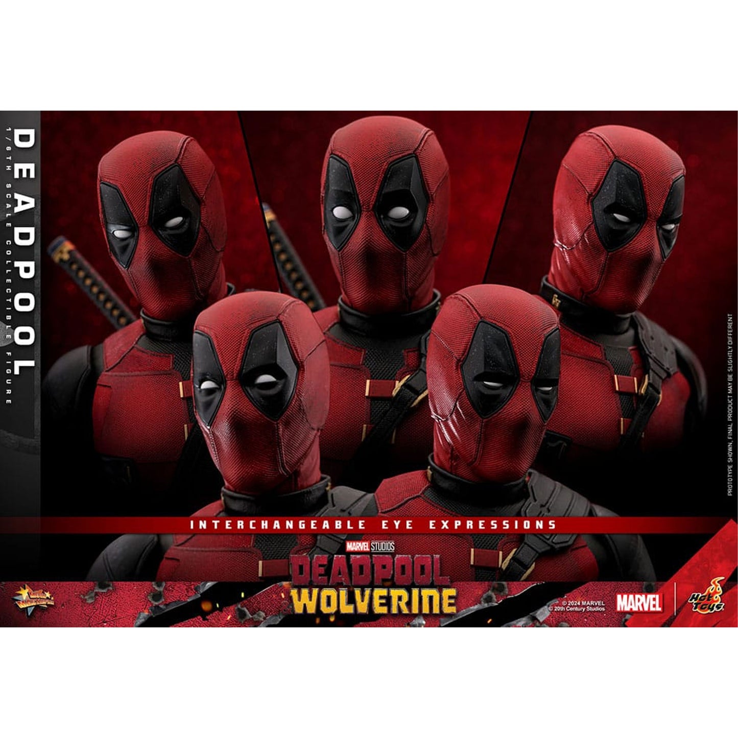 Deadpool & Wolverine Movie Masterpiece Action Figure 1/6 Deadpool