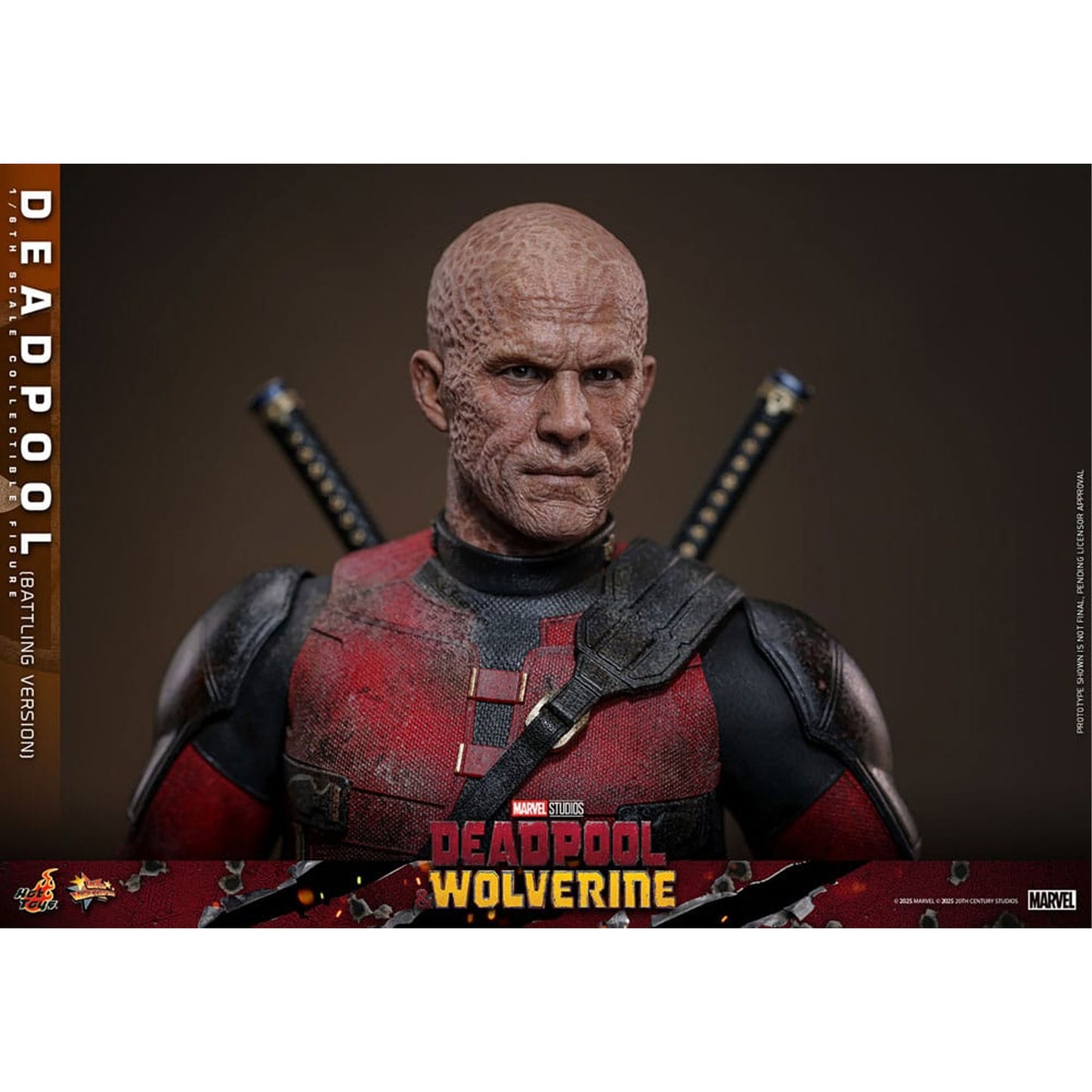 Deadpool & Wolverine Movie Masterpiece 1/6 Deadpool (Battling Version) -Action Figure