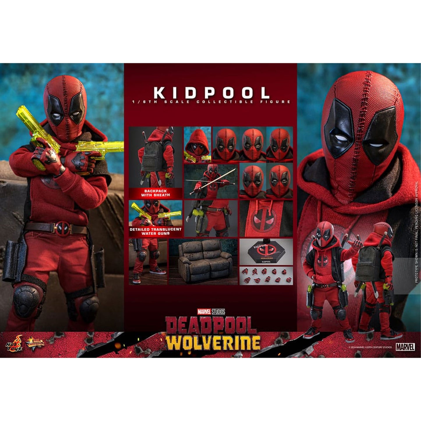 Deadpool & Wolverine Movie Masterpiece 1/6 Kidpool