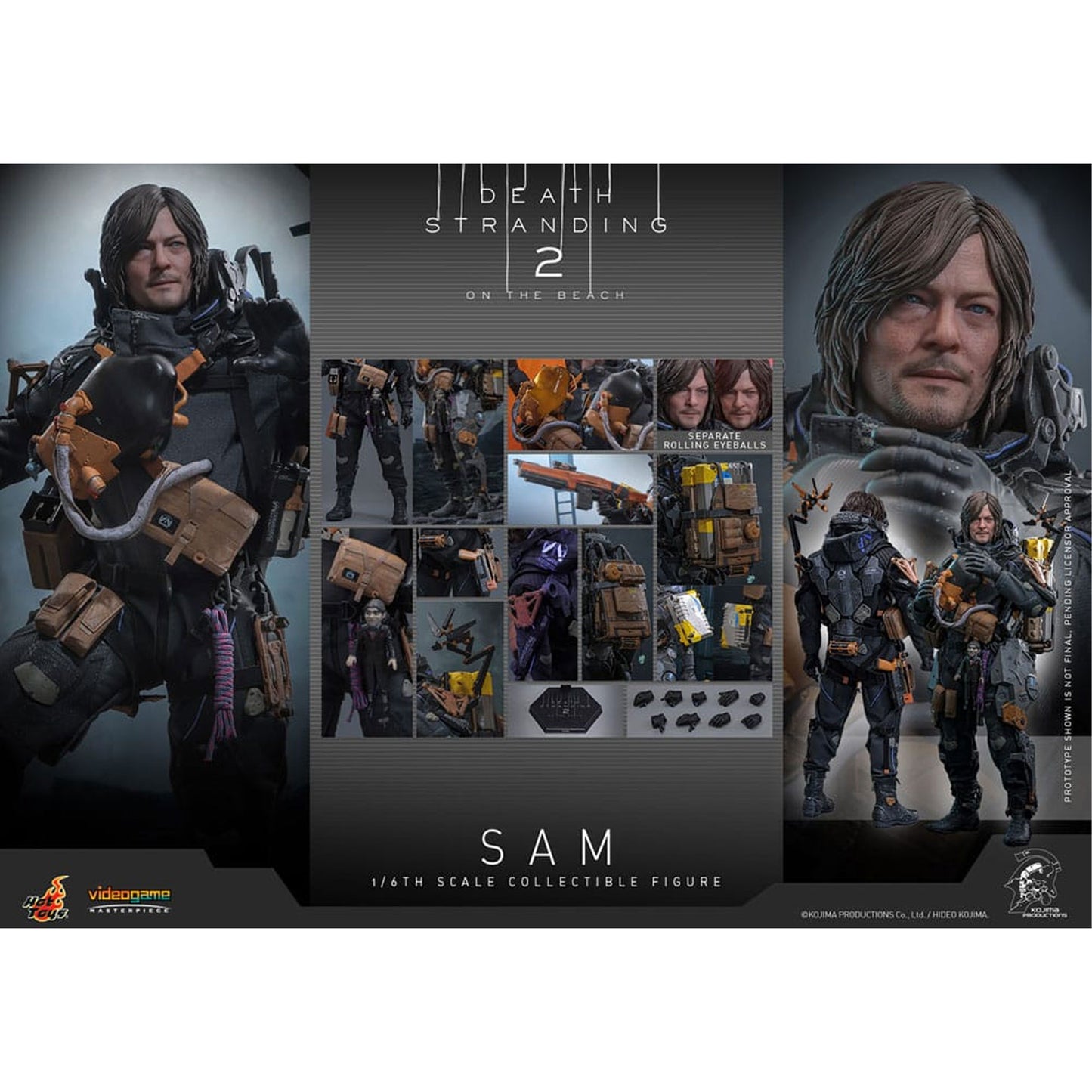 Death Stranding 2: On the Beach Videogame Masterpiece Action Figure 1/6 Sam