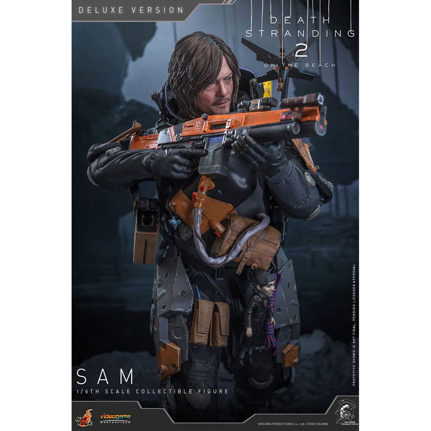 Death Stranding 2: On the Beach Videogame Masterpiece Action Figure 1/6 Sam (Deluxe Version)