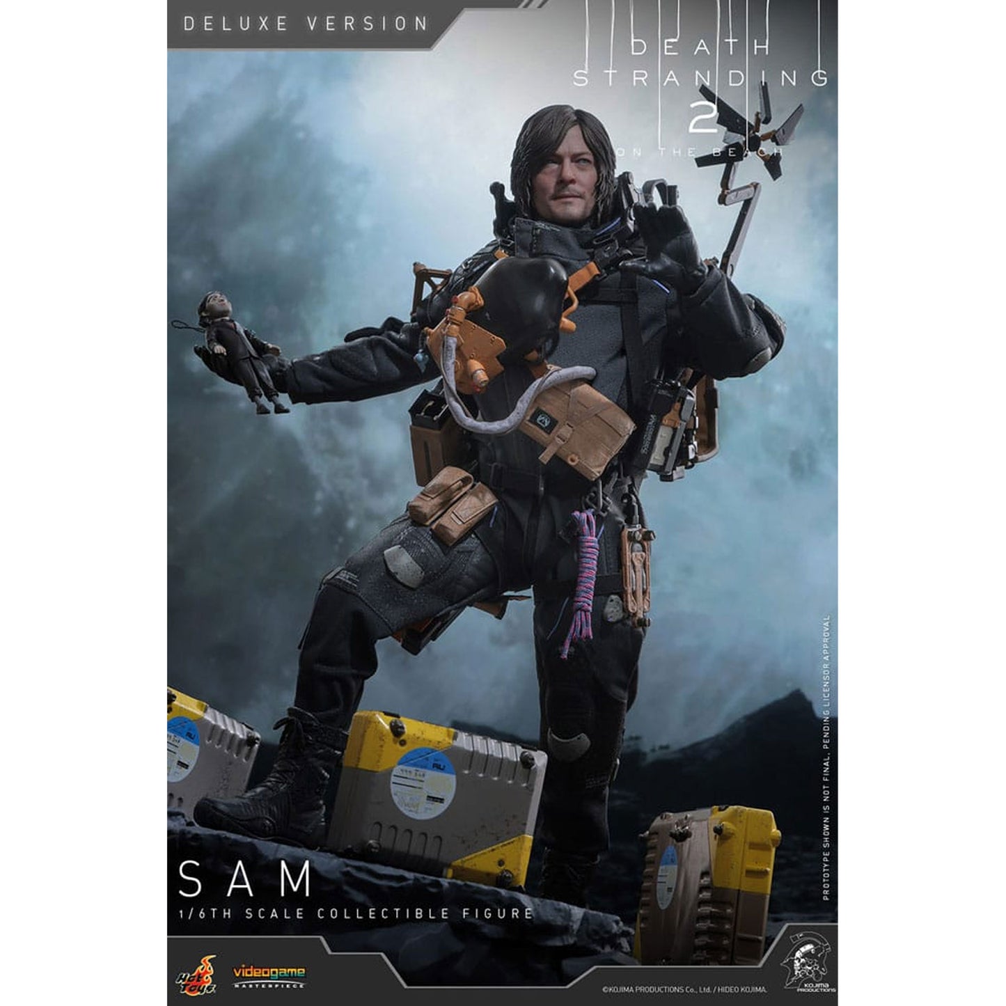 Death Stranding 2: On the Beach Videogame Masterpiece Action Figure 1/6 Sam (Deluxe Version)