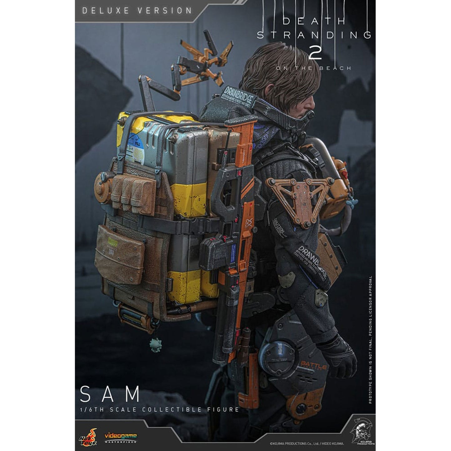 Death Stranding 2: On the Beach Videogame Masterpiece Action Figure 1/6 Sam (Deluxe Version)